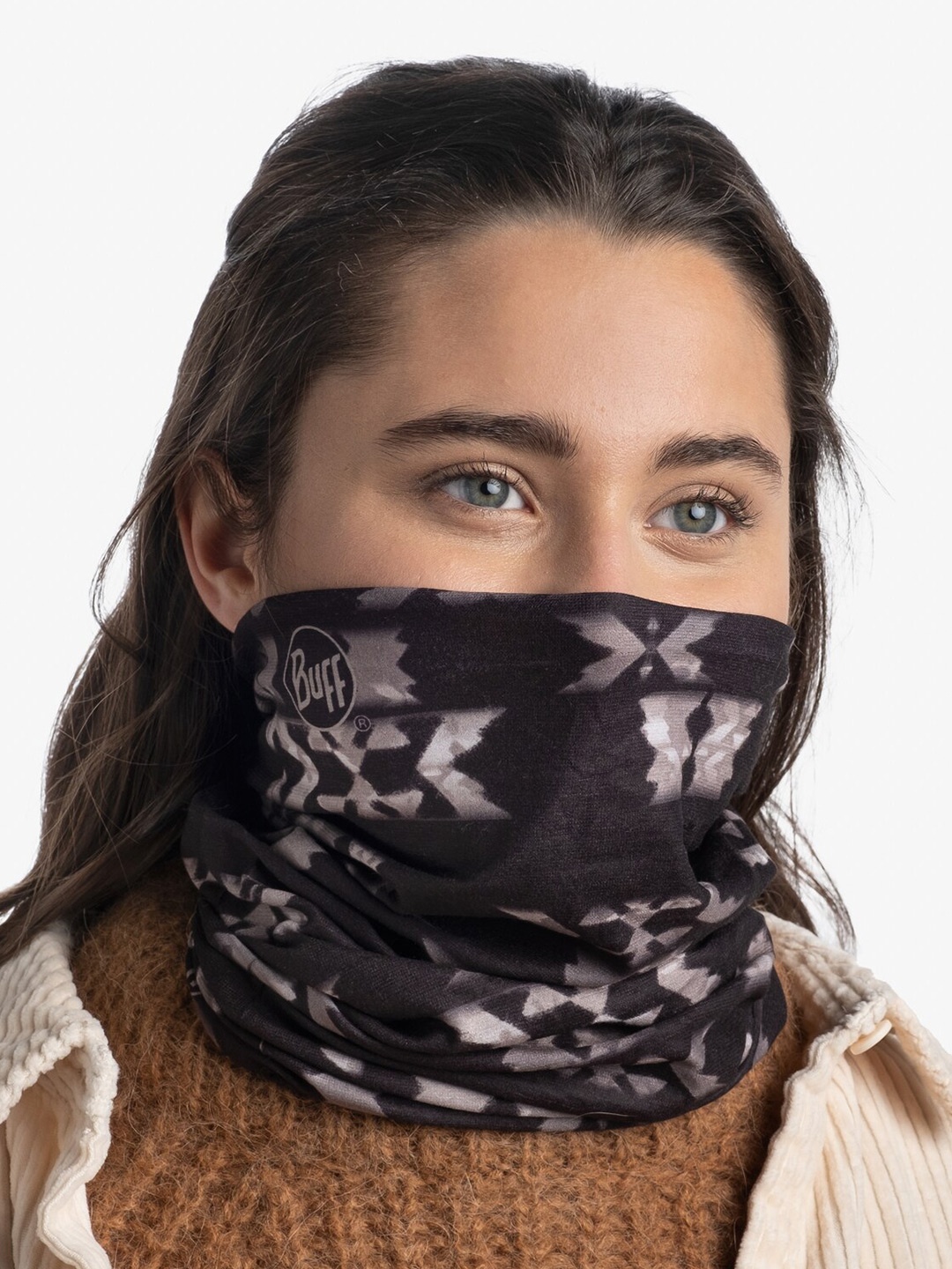 

Original Buff SA Unisex Printed Scarf, Black