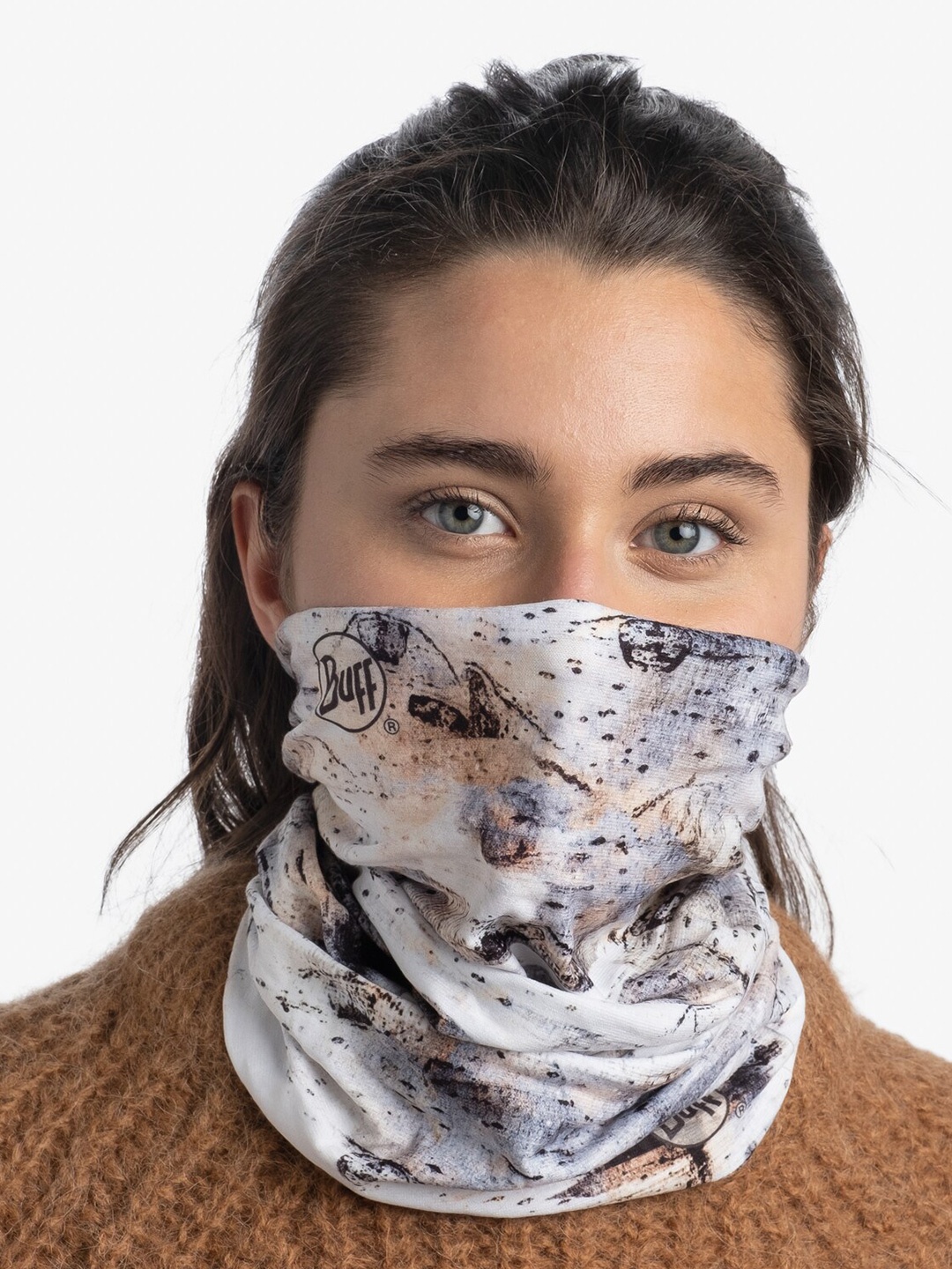 

Original Buff SA Unisex Printed Scarf, Brown