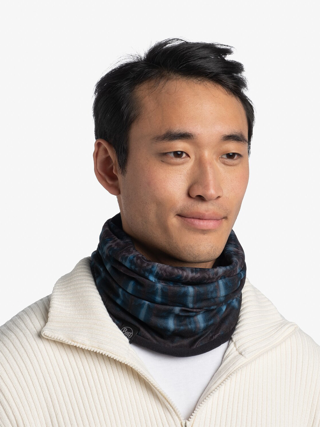 

Original Buff SA Unisex Printed Wool Scarf, Blue