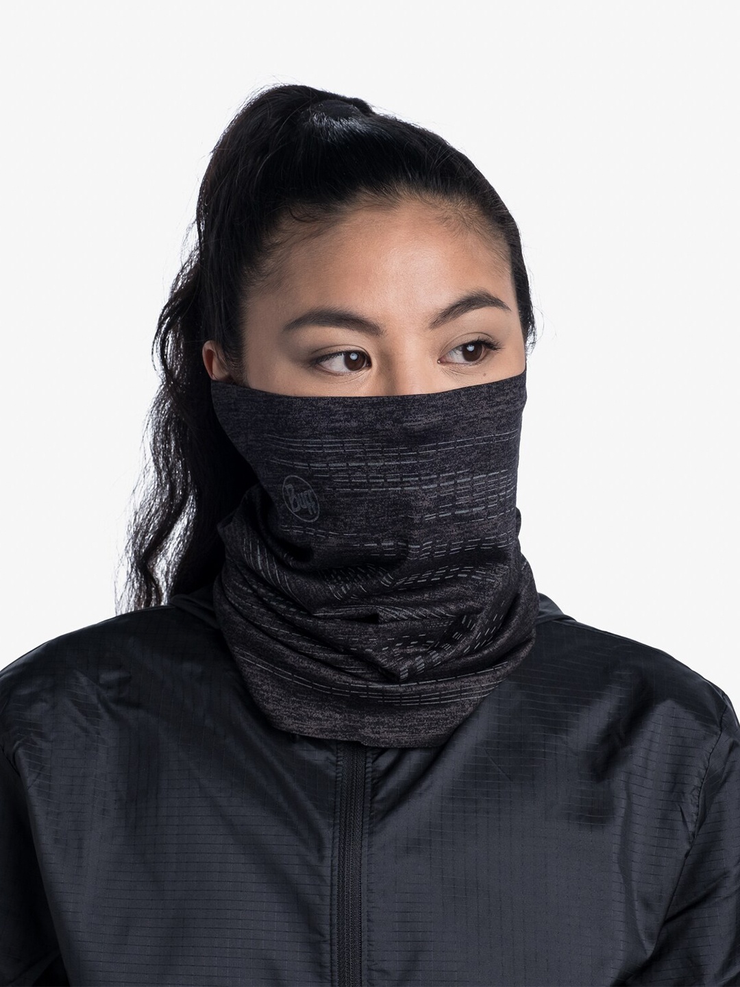 

Original Buff SA Unisex Printed Wool Scarf, Black