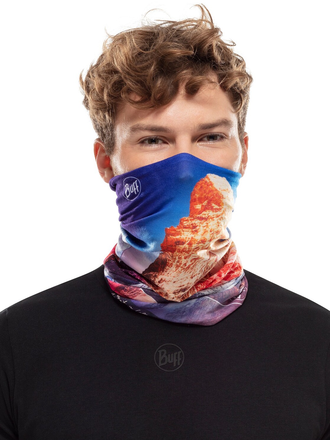 

Original Buff SA Unisex Printed Scarf, Blue