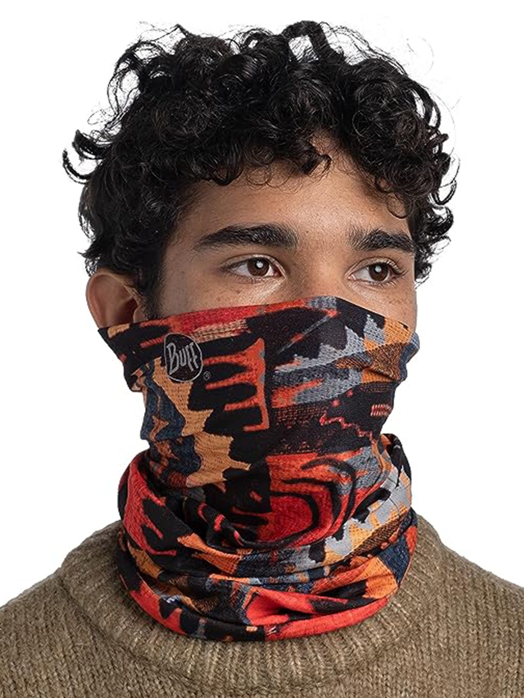 

Original Buff SA Unisex Printed Ecostretch Scarf, Red