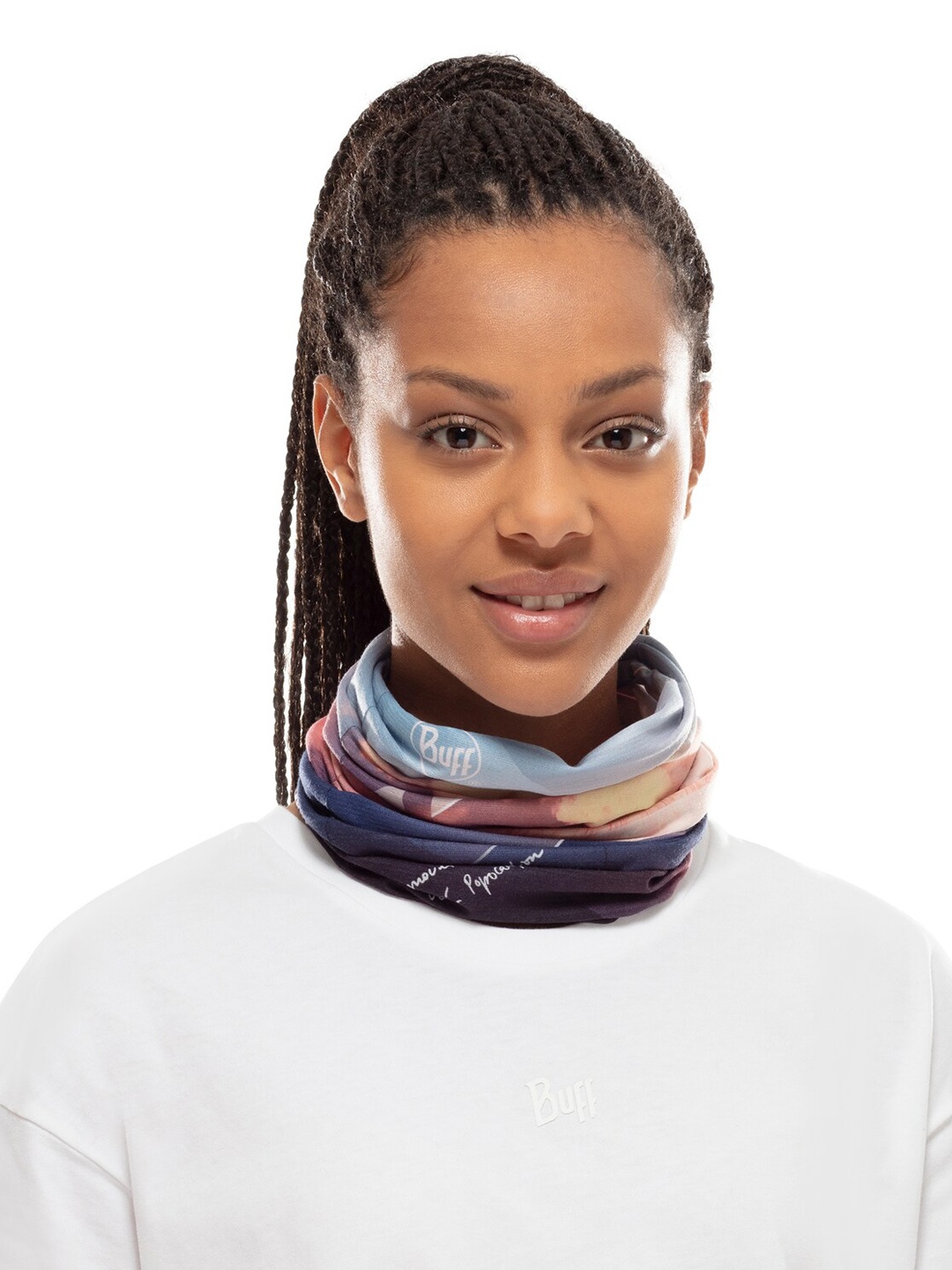 

Original Buff SA Unisex Colourblocked Scarf, Blue