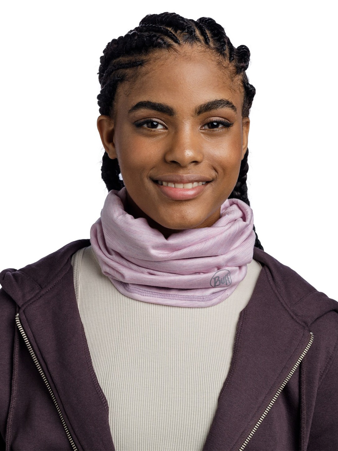 

Original Buff SA Unisex Natural Temperature Regulating Woollen Scarf, Pink