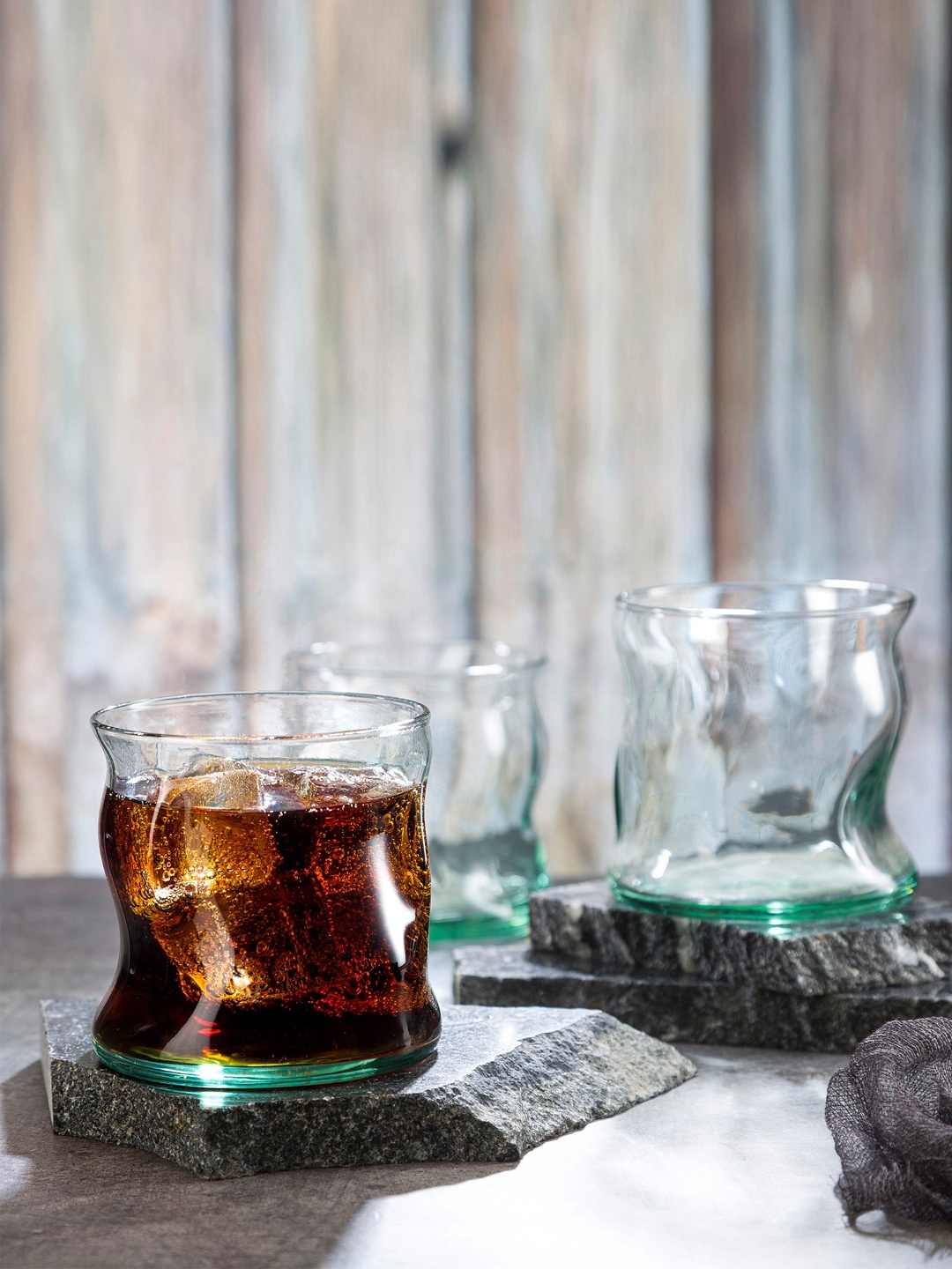 

Pasabahce Green 4 Pieces Whisky Glass - 340 ML Each