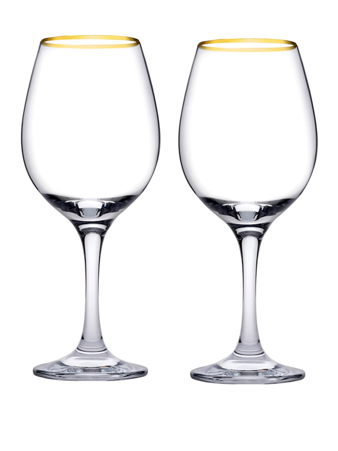 

Pasabahce Amber Set Of 2 Gold-toned Rim Wine Glass - 365ml