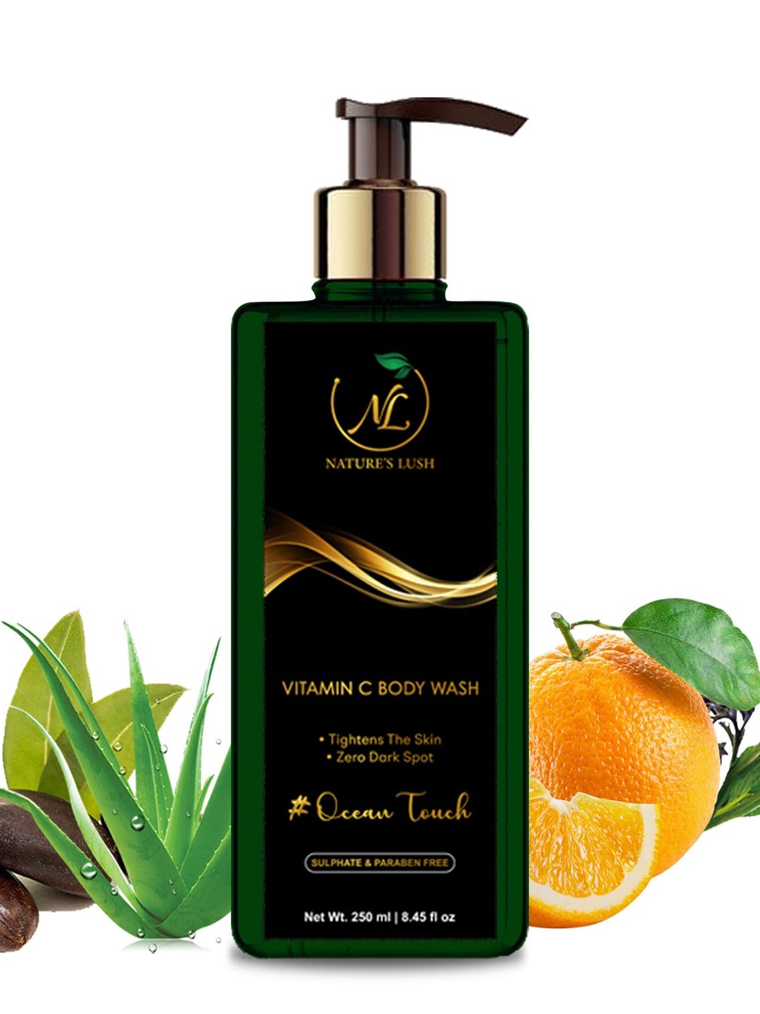 

NATURE's LUSH Vitamin C Body Wash For Tighten Skin & Remove Dark Spot - 250ml, White