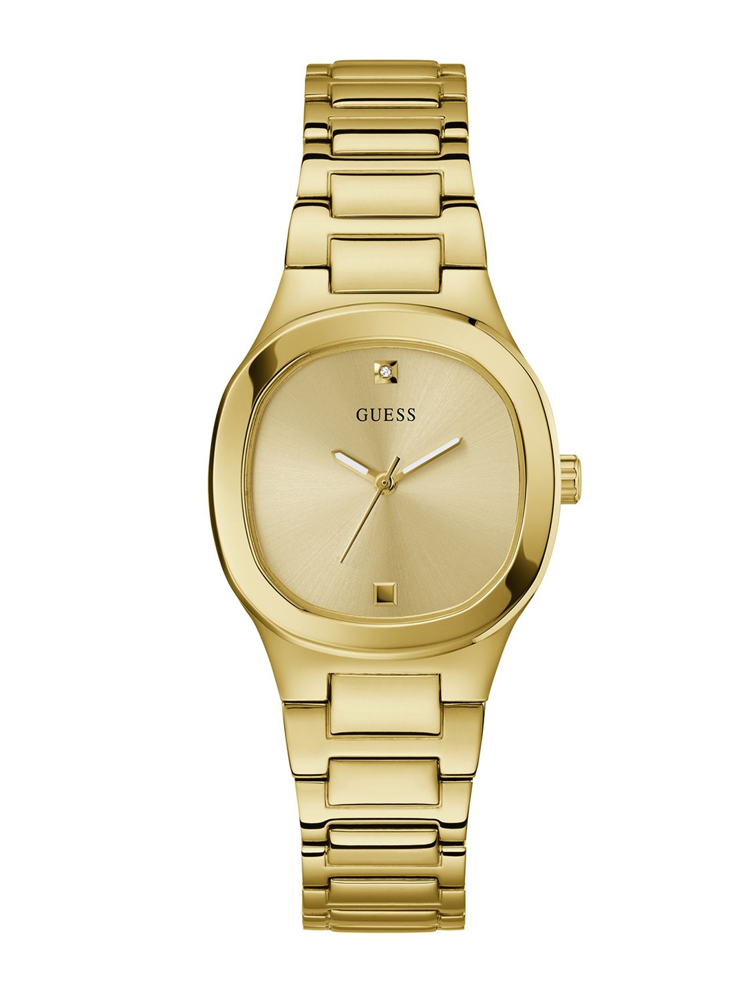 

GUESS Women Stainless Steel Straps Analogue Watch GW0615L2, Champagne