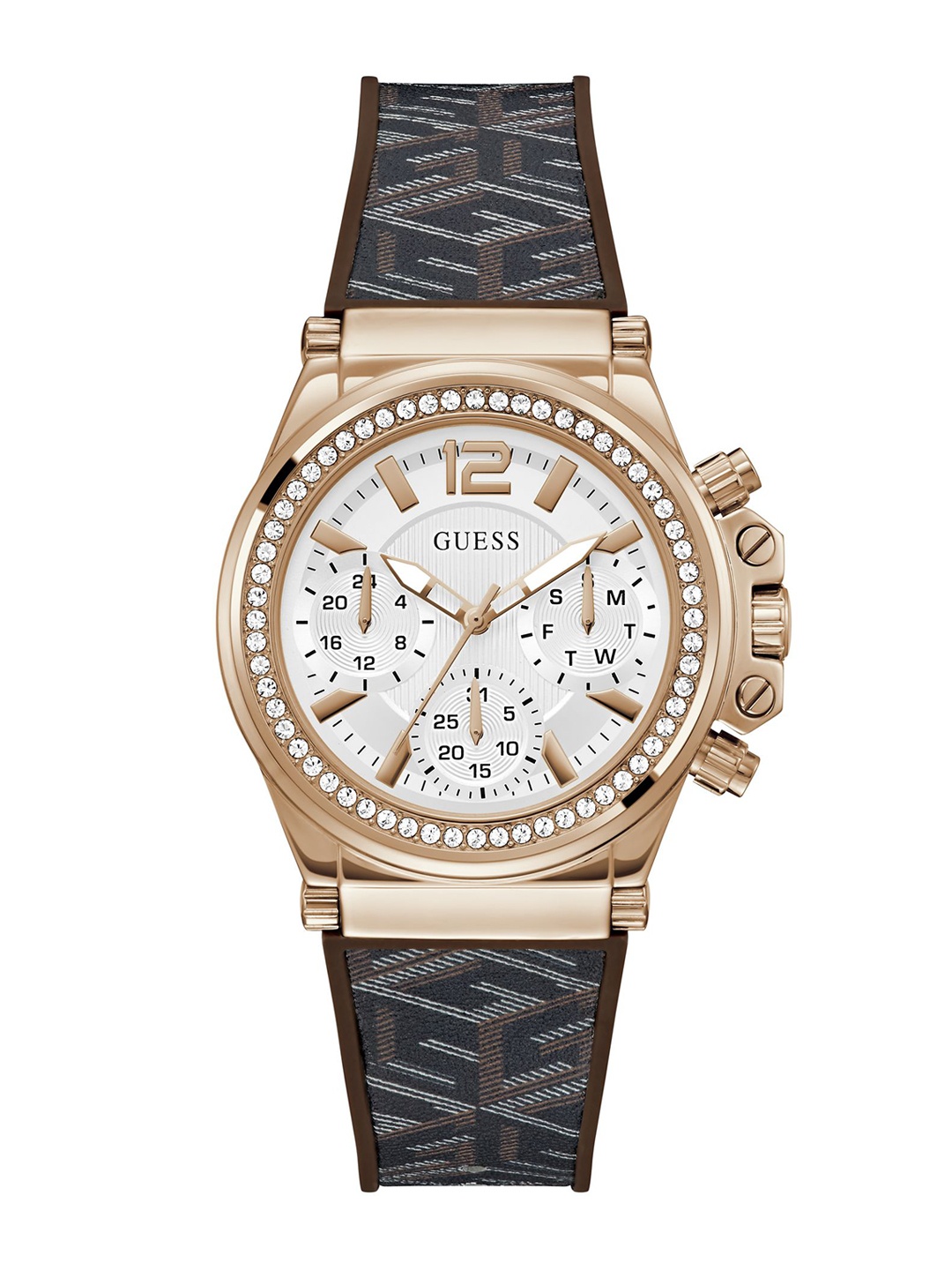 

GUESS Women Water Resistance Stainless Steel Analogue Watch GW0621L5, White