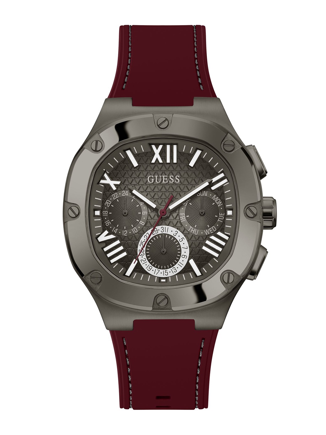 GUESS Men Printed Dial & Analogue Watch GW0571G4, Grey