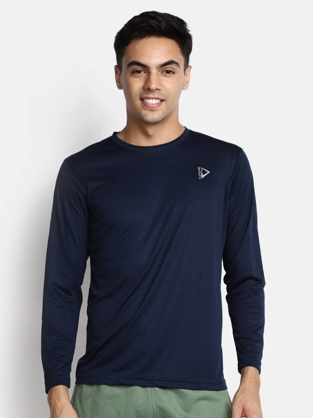 

V-Mart Slim Fit Round Neck T-shirt, Blue