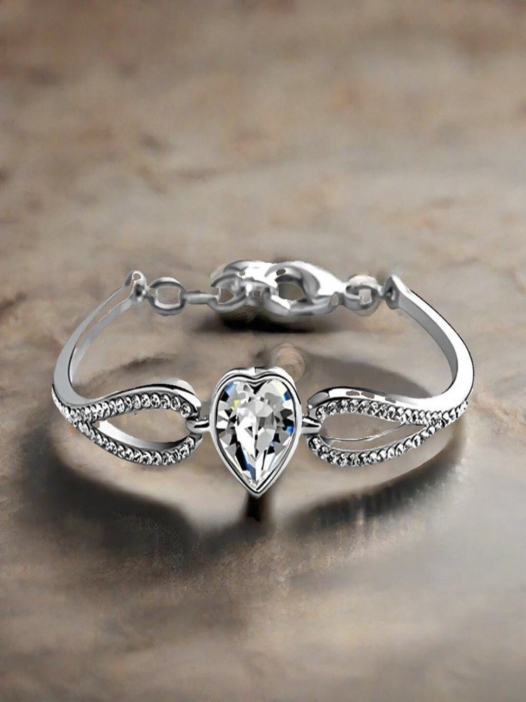 

UNIVERSITY TRENDZ Silver Plated Wraparound Bracelet