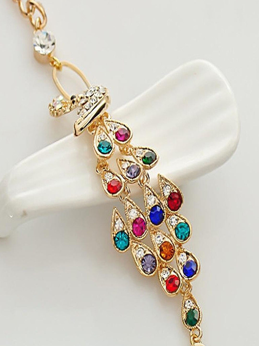 

UNIVERSITY TRENDZ Gold-Plated Link Bracelet
