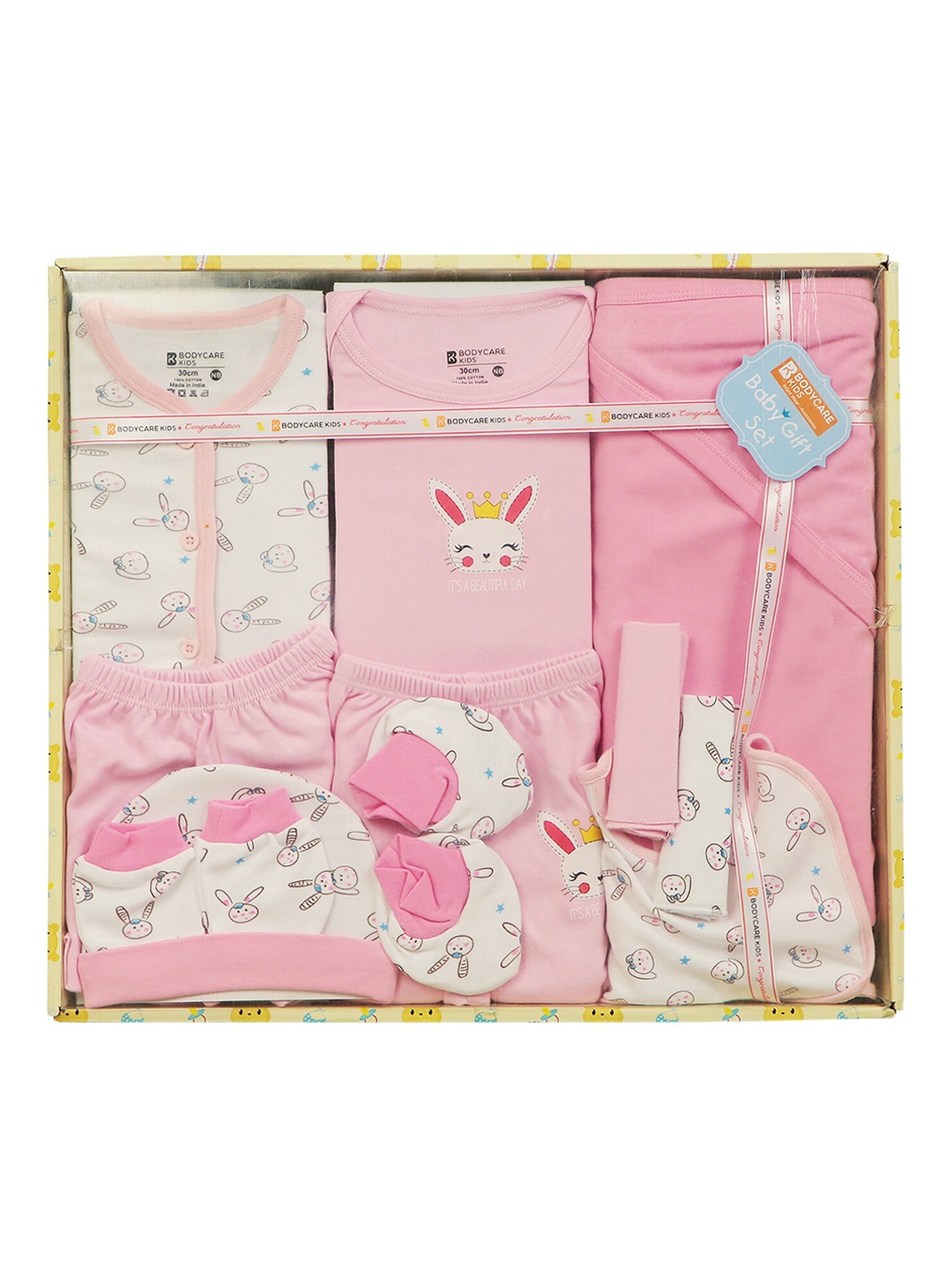 

Bodycare Infants Pack Of 11 Assorted Pure Cotton Baby Apparel Gift Set