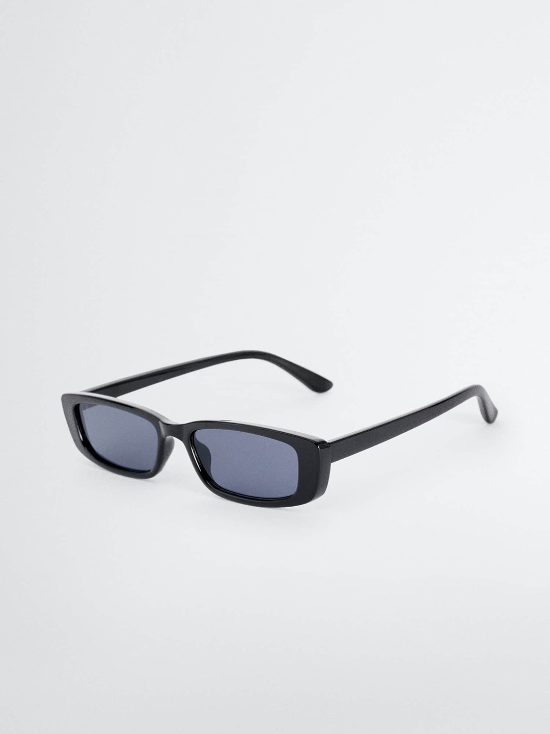 

MANGO Women Full-Rim Rectangle Sunglasses 57065794, Black