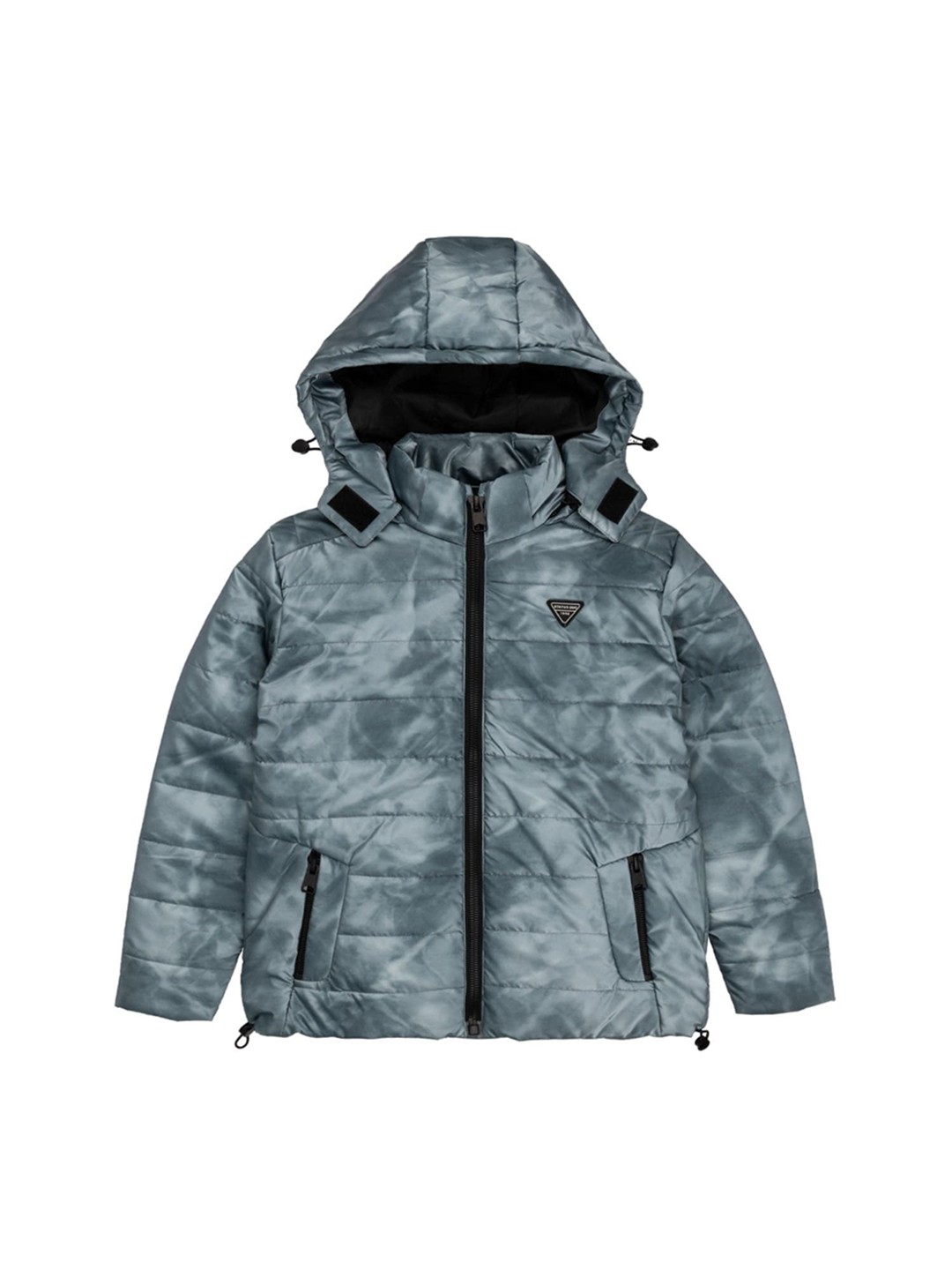 

Status Quo Boys Camouflage Printed Padded Jacket, Blue
