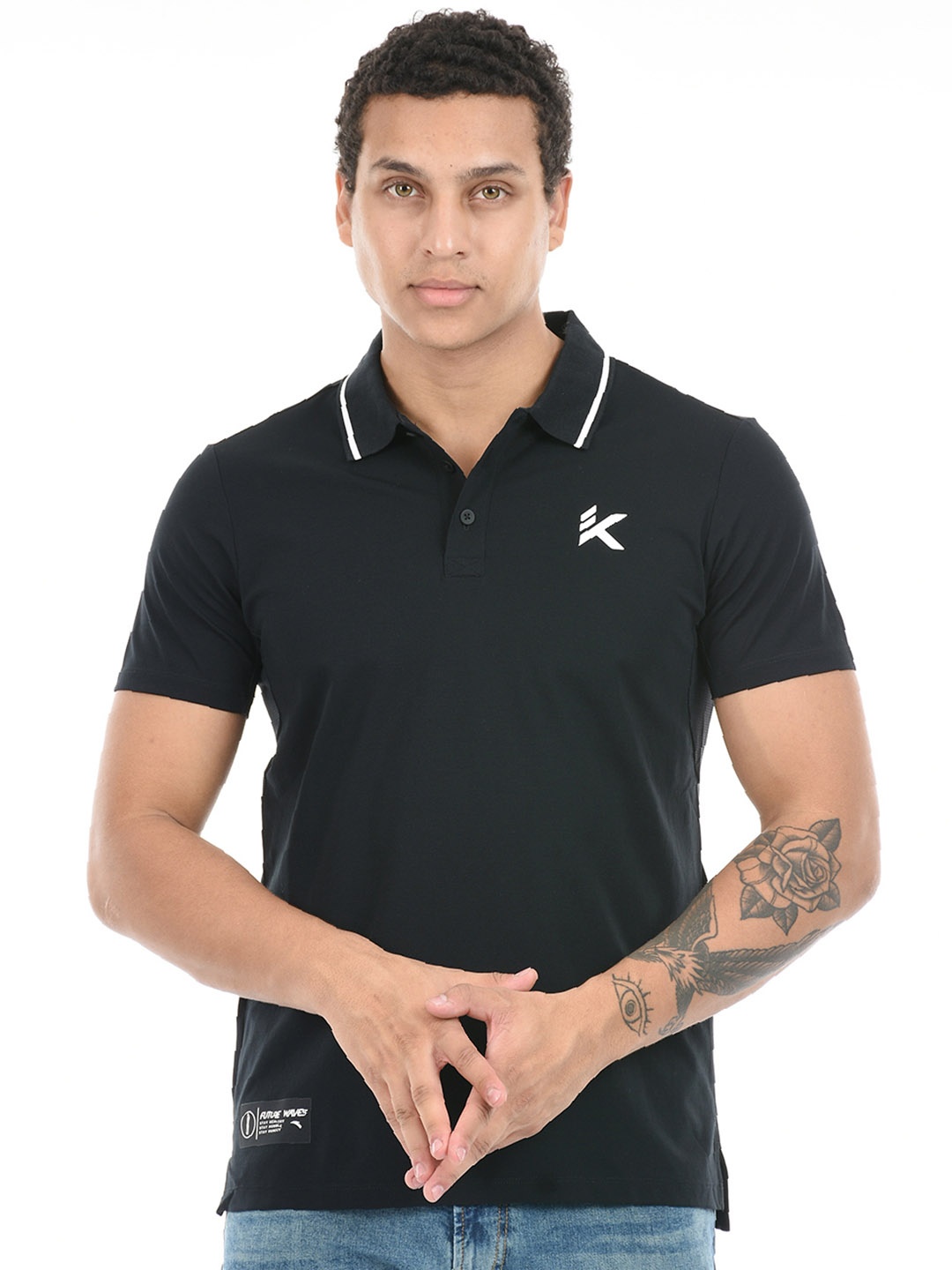 

Anta Polo Collar Short Sleeves T-shirt, Black