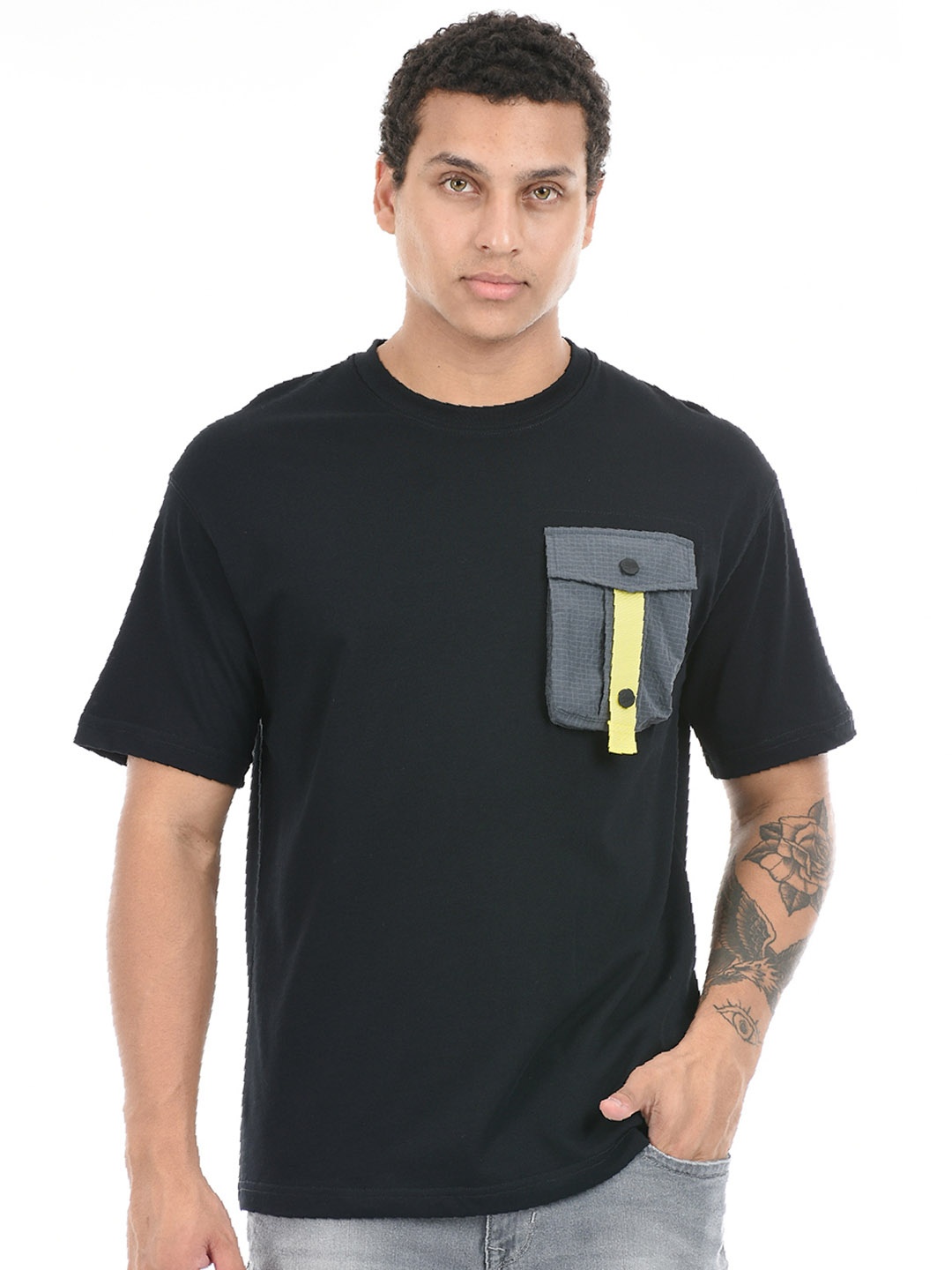 

Anta Relaxed Fit Pure Cotton T-shirt, Black