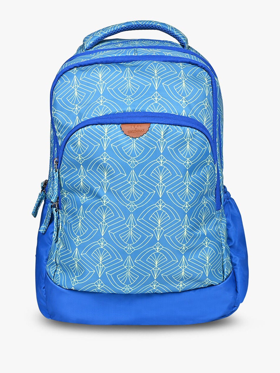 

TEAL BY CHUMBAK Graphic Printed 13 Inch Laptop Backpack, Blue