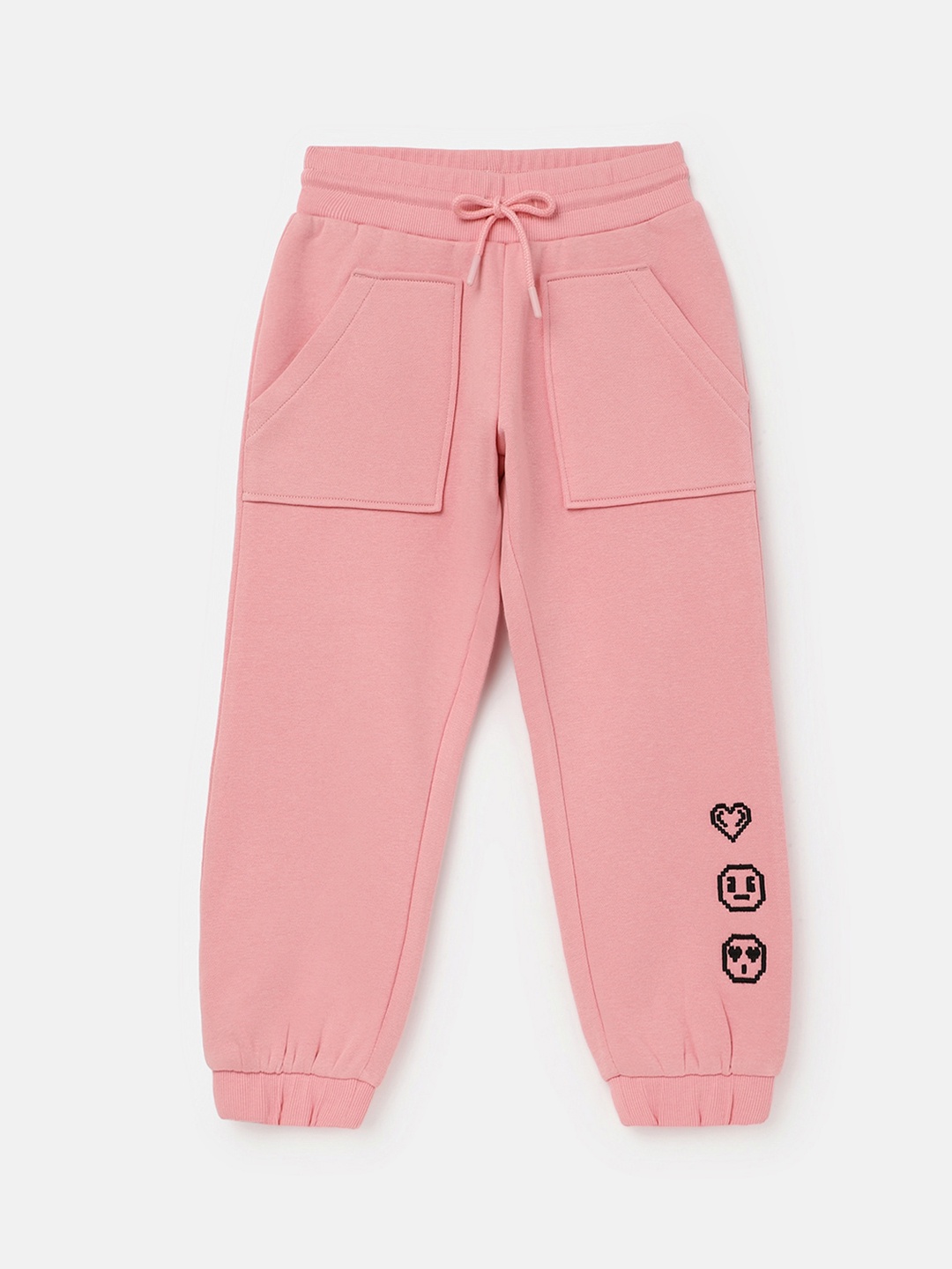 

United Colors of Benetton Girls Regular Fit Joggers Track Pants, Pink