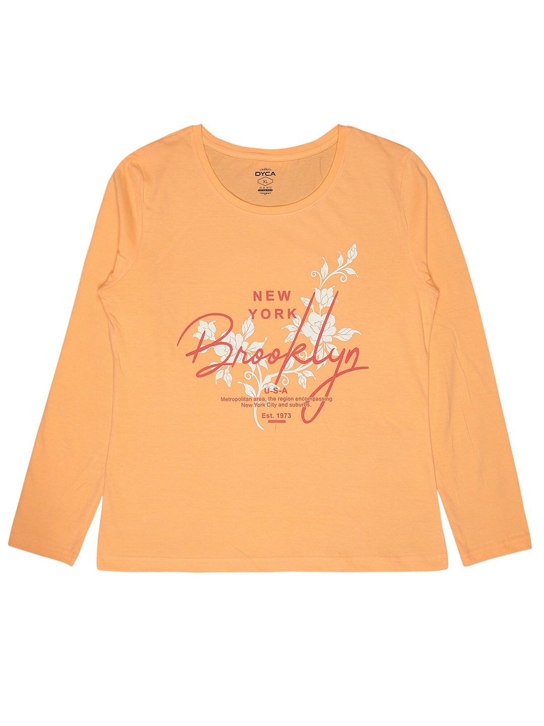 

DYCA Typography Printed T-shirt, Orange