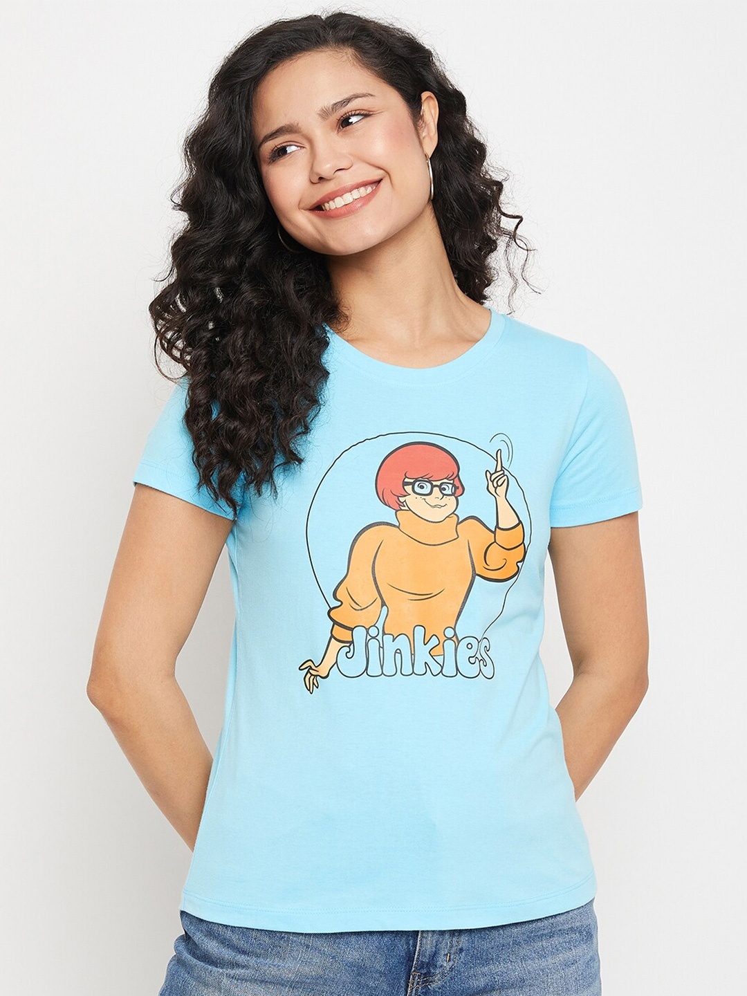 

Wear Your Mind Scooby-Doo Printed Pure Cotton T-shirt, Blue