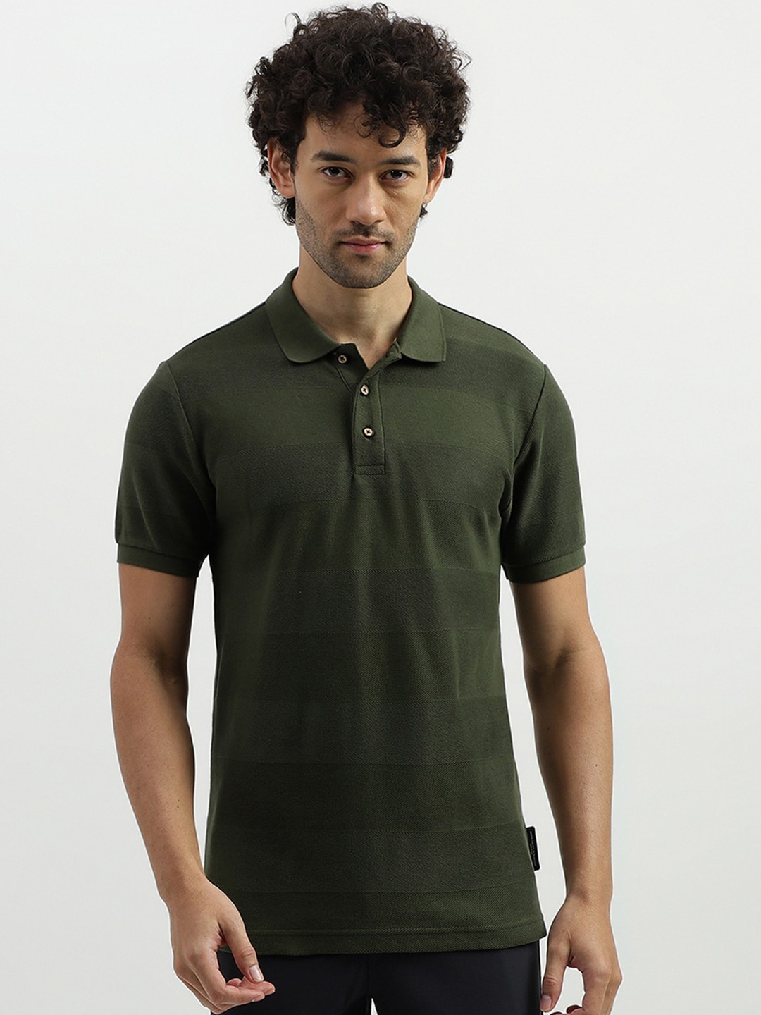 

United Colors of Benetton Polo Collar Pure Cotton T-shirt, Green