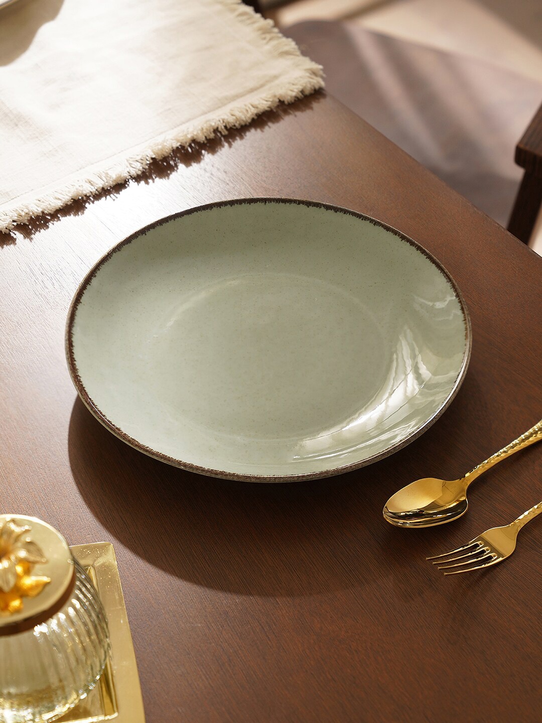 

Pure Home and Living Mint Green Porcelain Dessert Plate