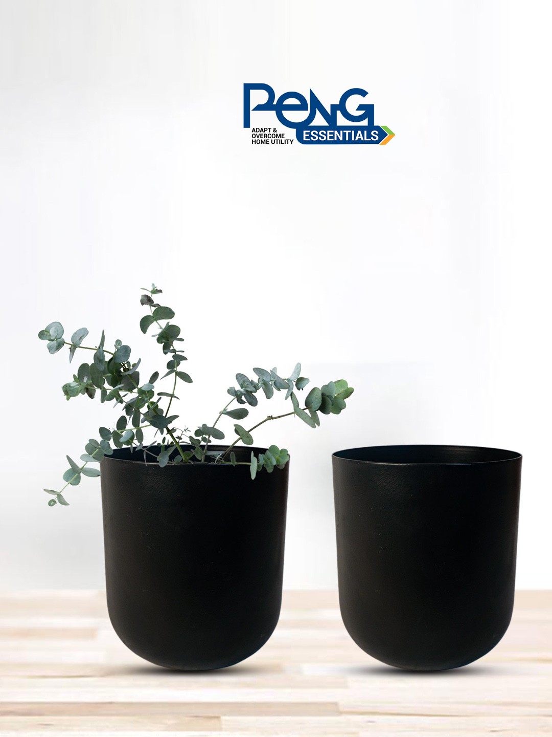 

Peng Essentials Black 2 Pieces Planters