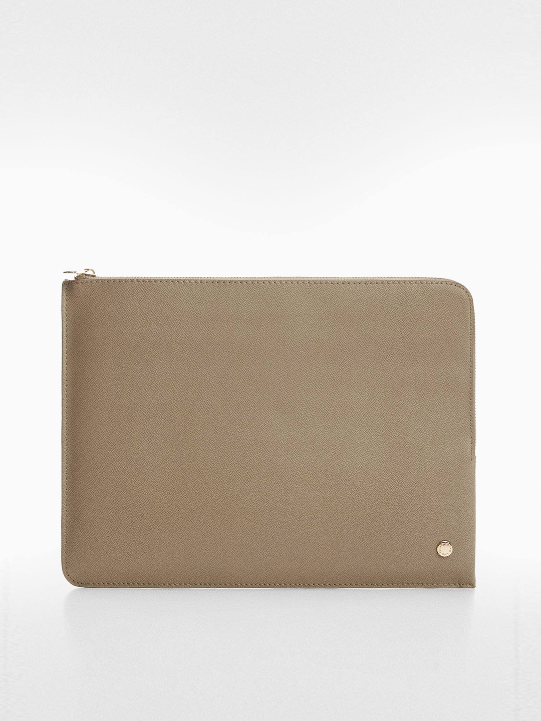 

MANGO Women Textured Padded Laptop Sleeve-15 Inch, Beige