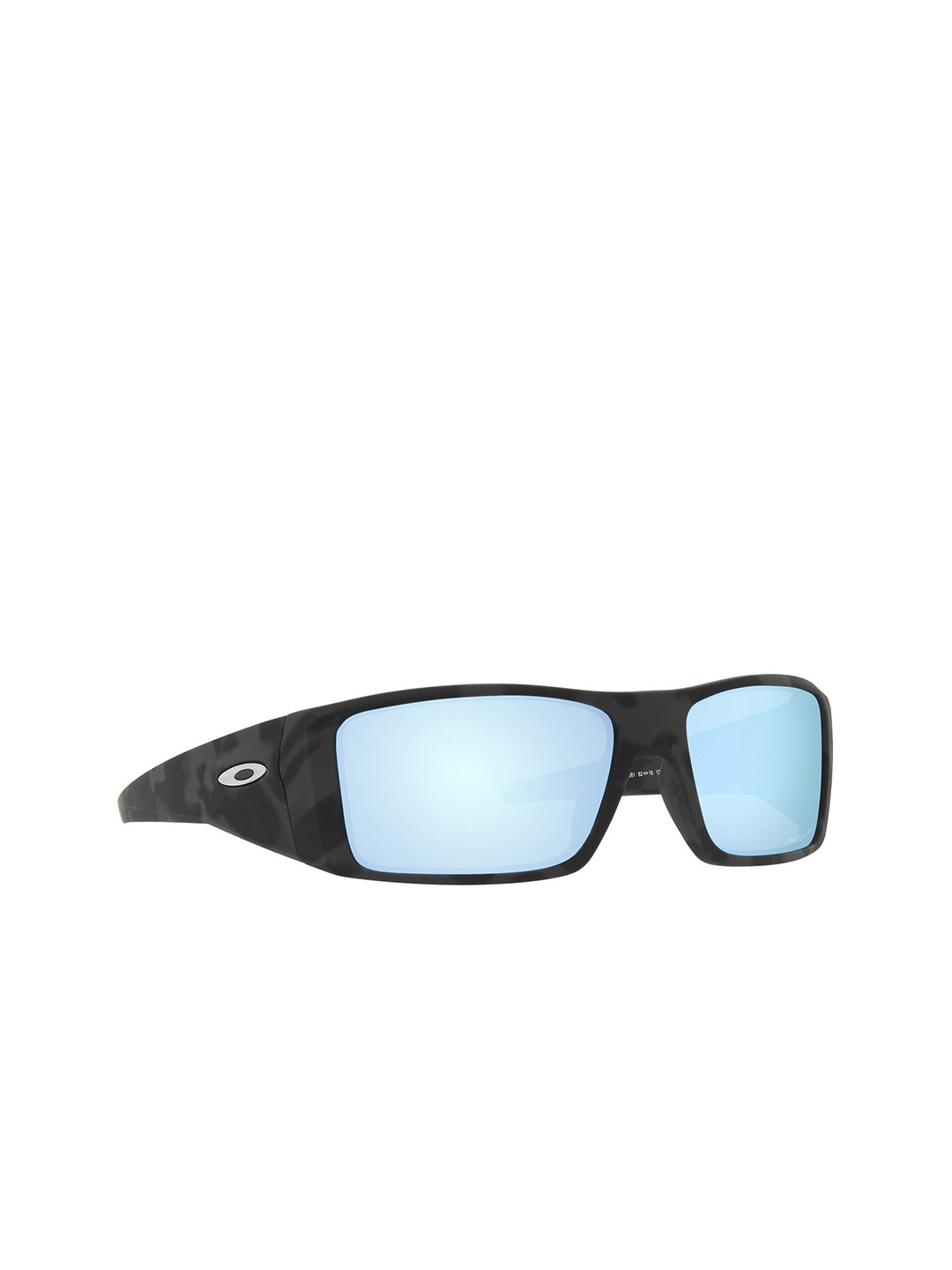 OAKLEY Men Polarised Lens Rectangle Sunglasses 888392601582, Blue