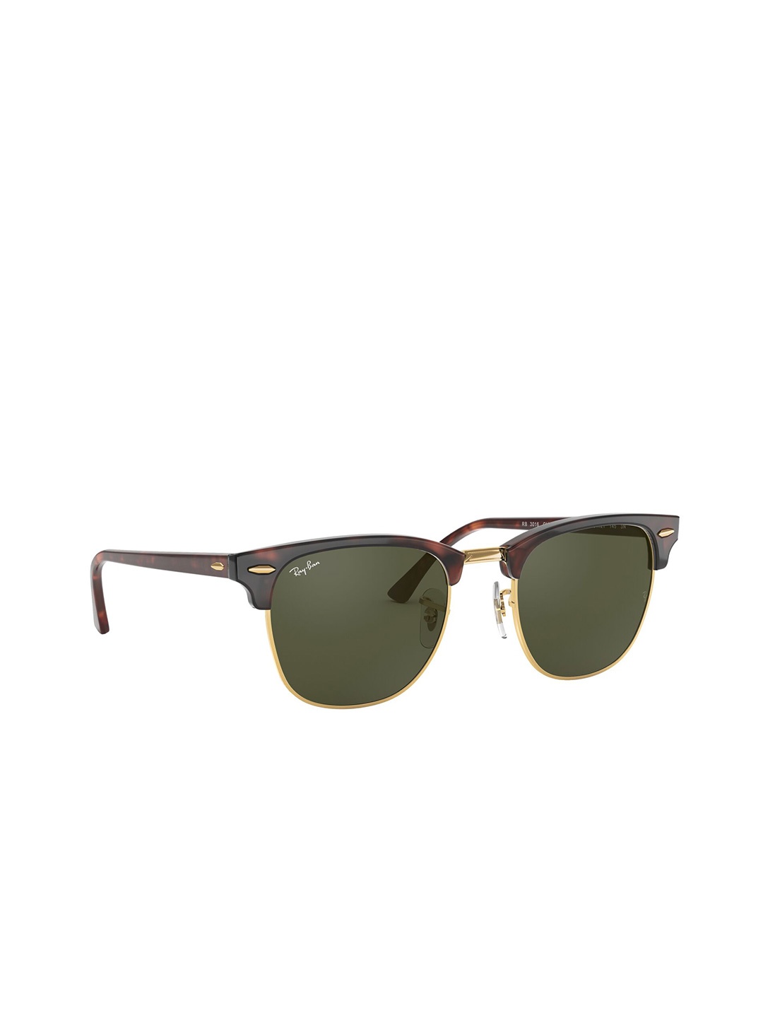 

Ray-Ban Unisex UV Protected Green Lens Square Sunglasses - 0RB3016W036655