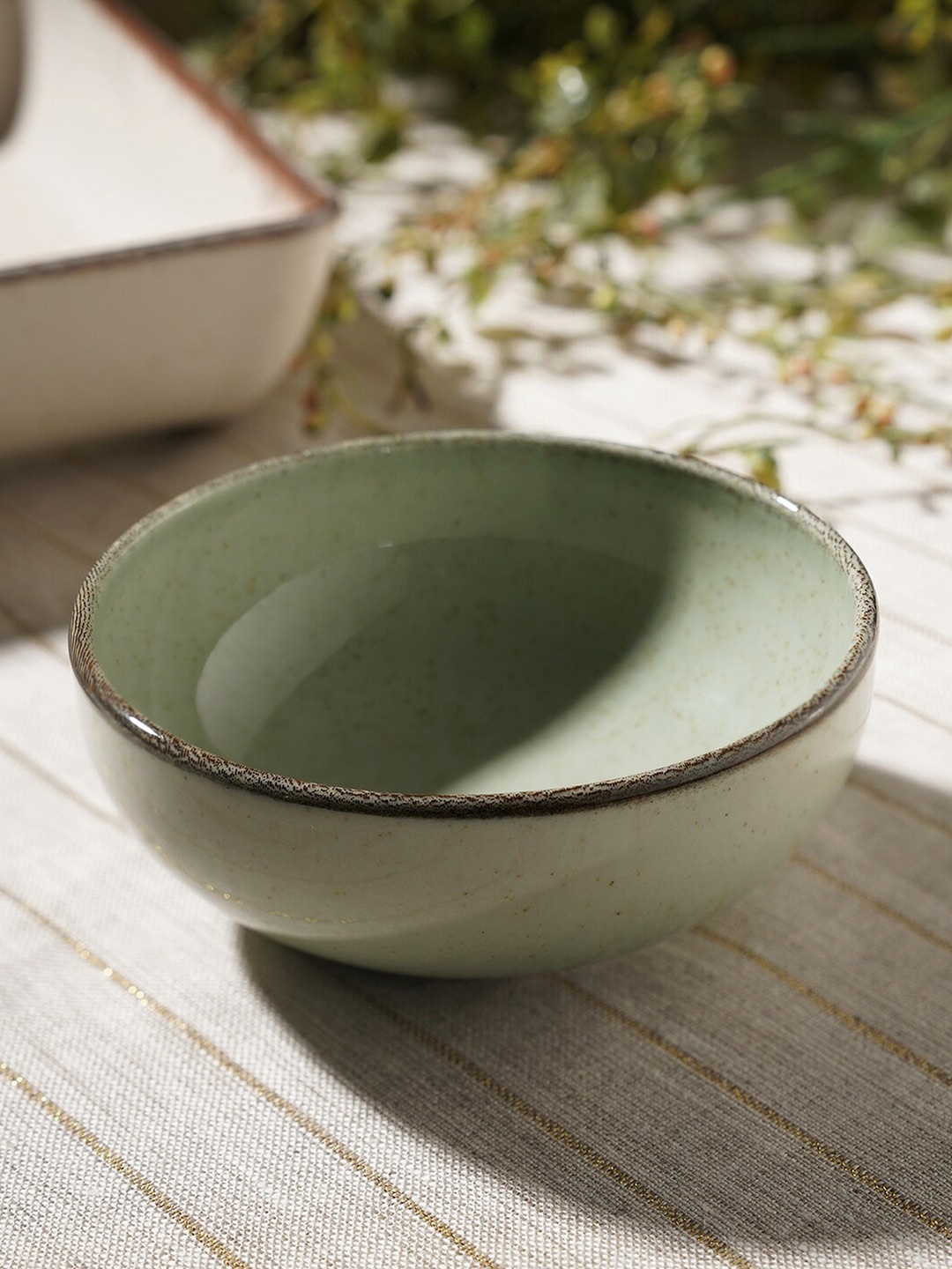 

Pure Home and Living Green Small Porcelain Bowl