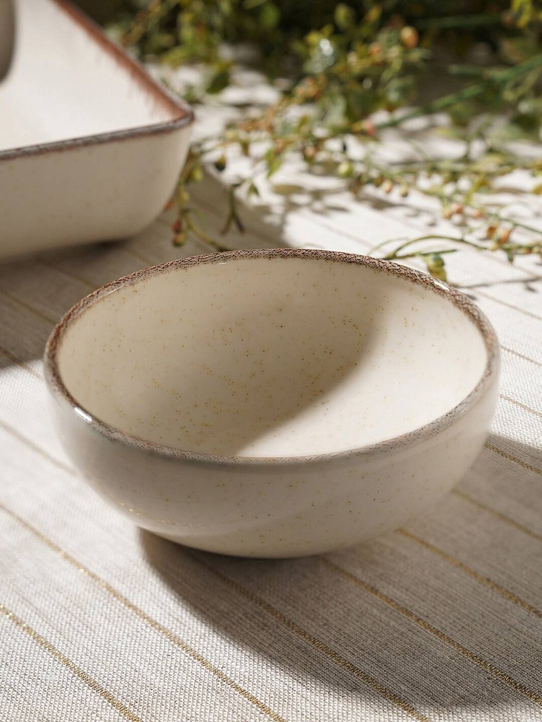 

Pure Home and Living Beige Small Porcelain Bowl