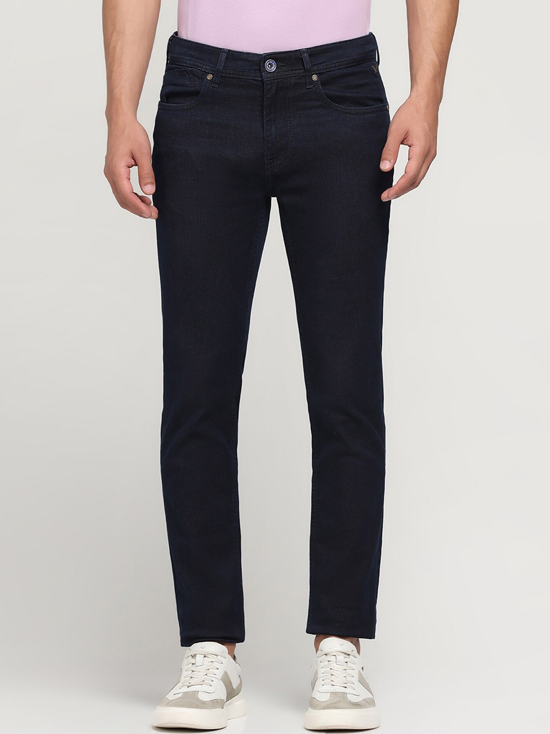 

Blackberrys Men Jean Slim Fit Low-Rise Jeans, Navy blue