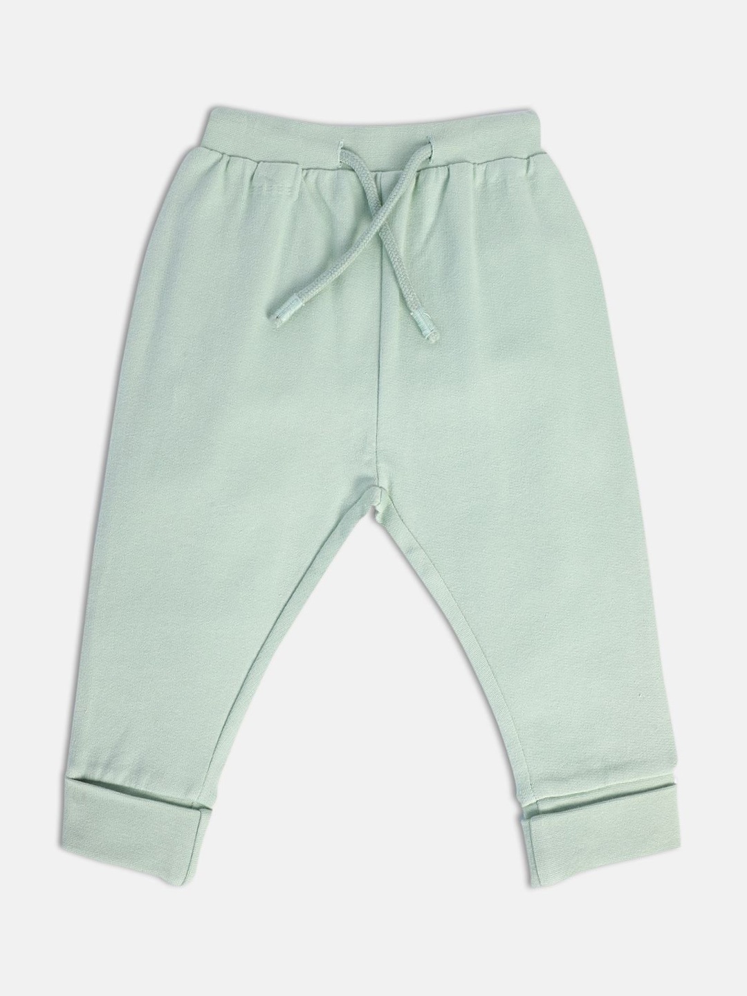 

MINI KLUB Boys Mid-Rise Pure Cotton Joggers, Green