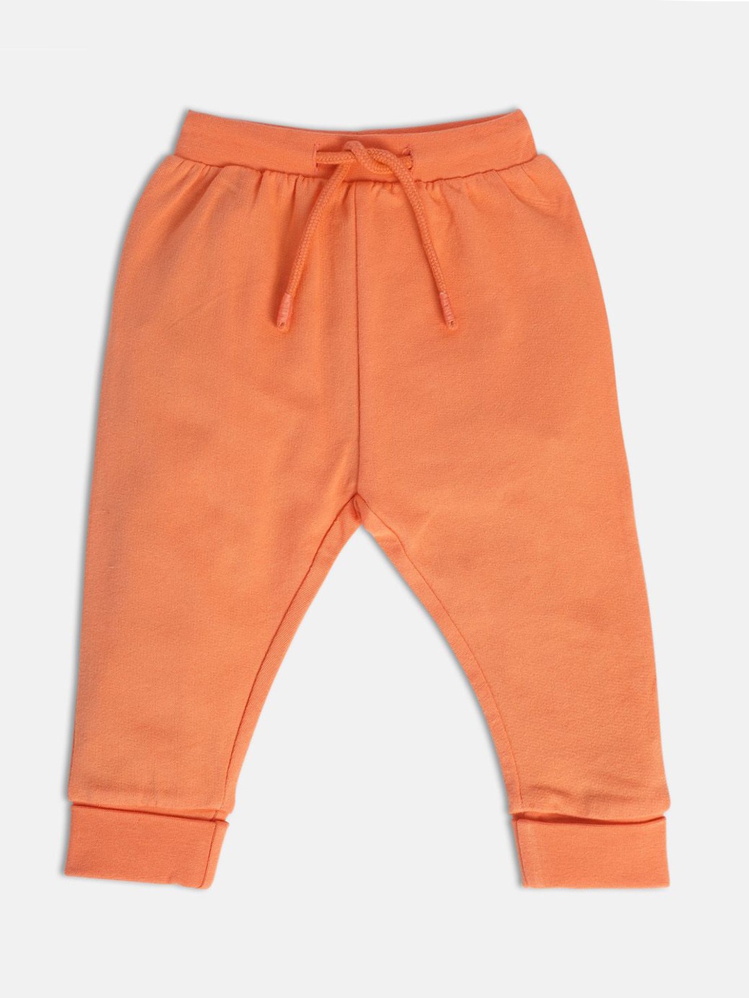 

MINI KLUB Boys Easy Wash Pure Cotton Joggers, Orange