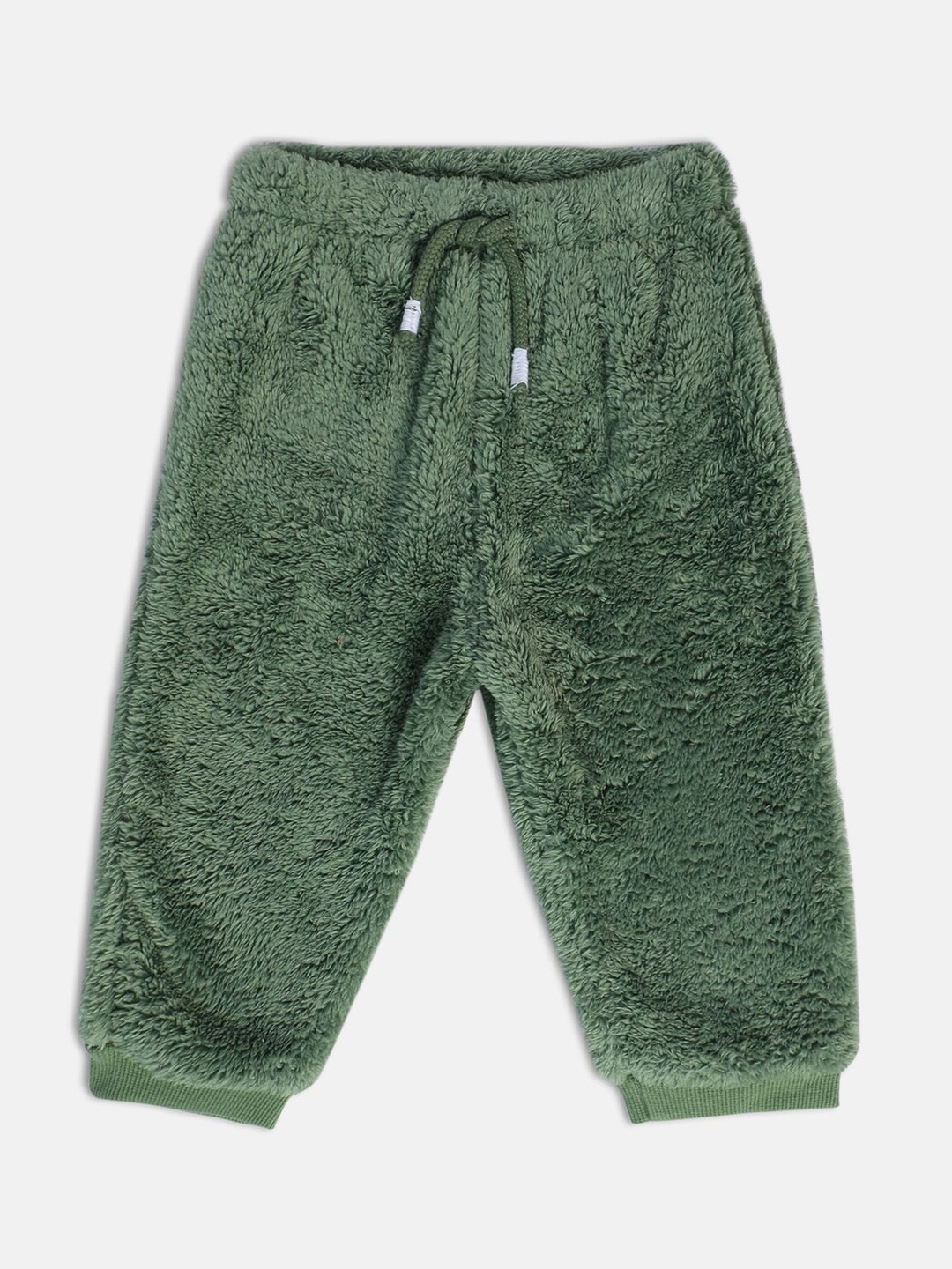 

MINI KLUB Infant Boys Mid-Rise Pure Cotton Jogger, Green