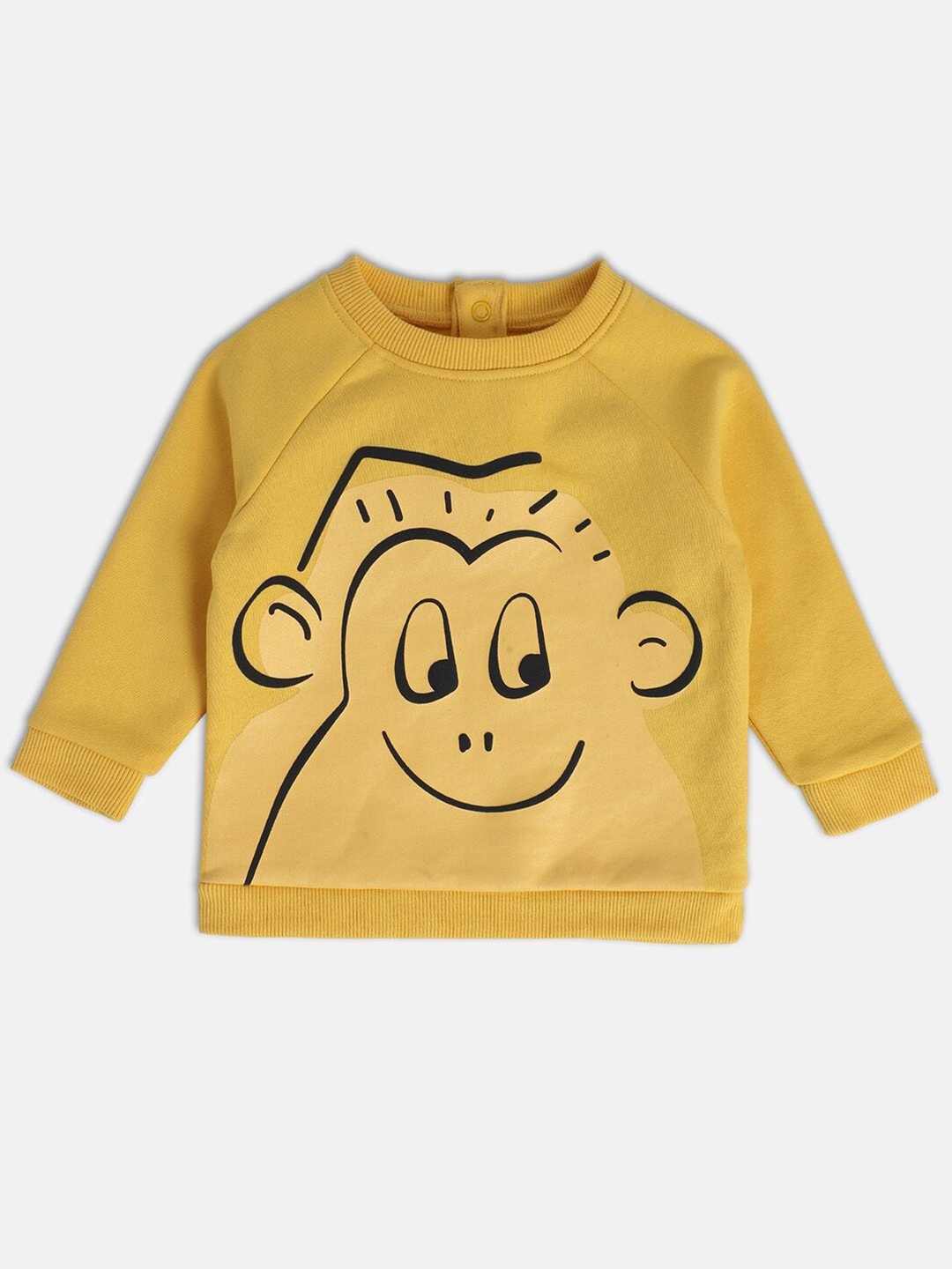 

MINI KLUB Infant Boys Graphic Printed Sweatshirt, Yellow