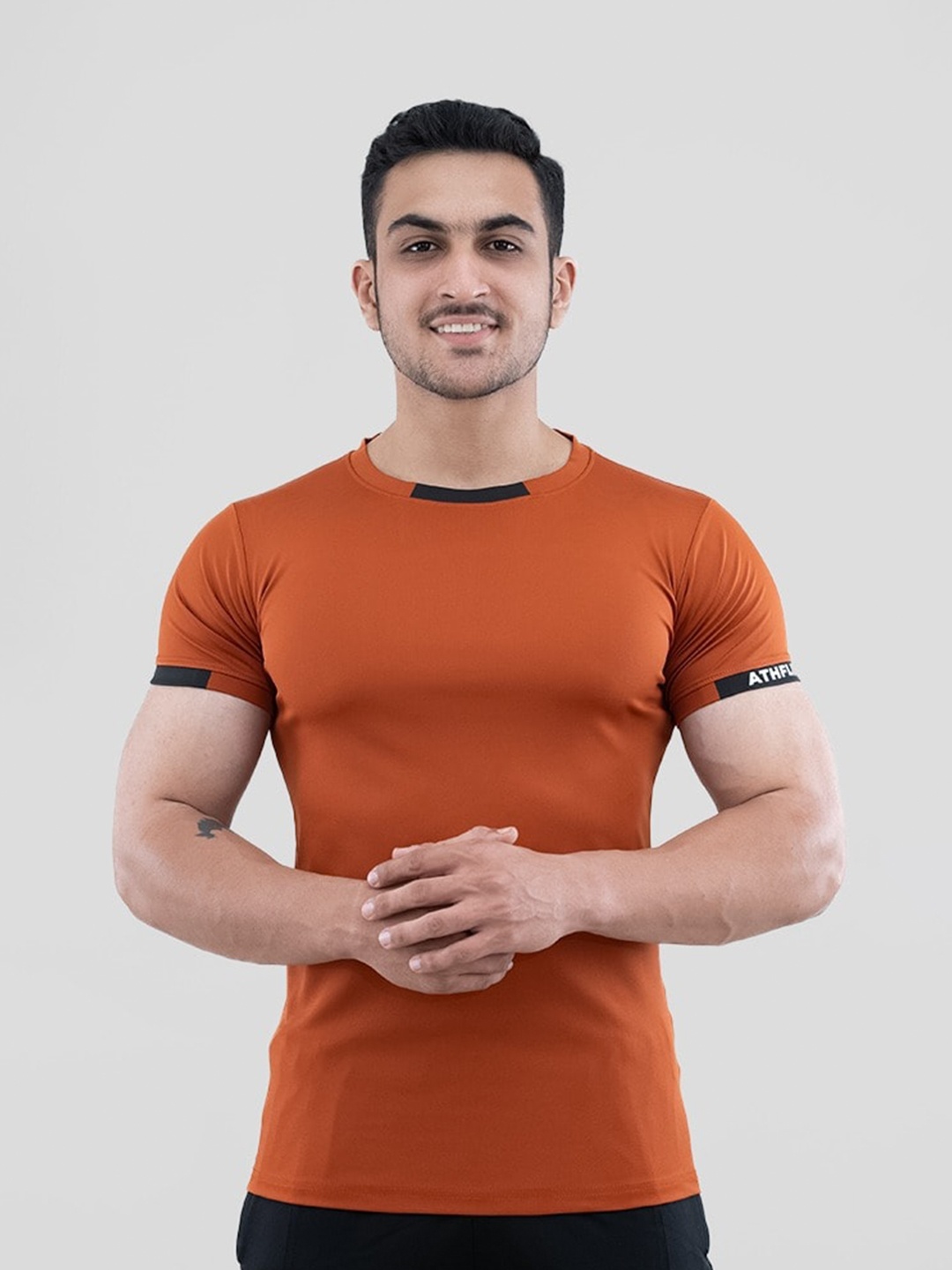 

Athflex Round Neck T-shirt, Rust