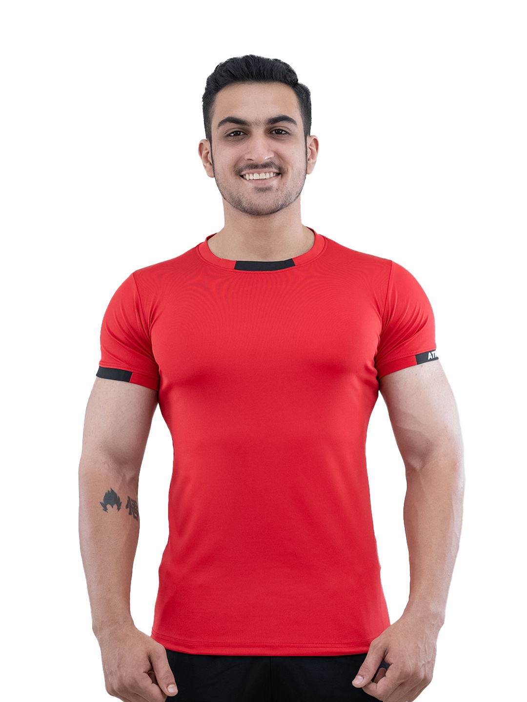 

Athflex Round Neck T-shirt, Red