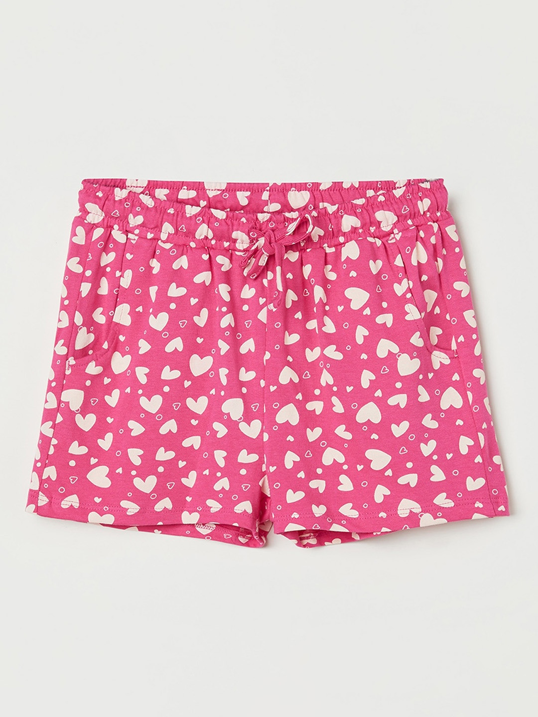 

Fame Forever by Lifestyle Girls Floral Printed Shorts, Pink