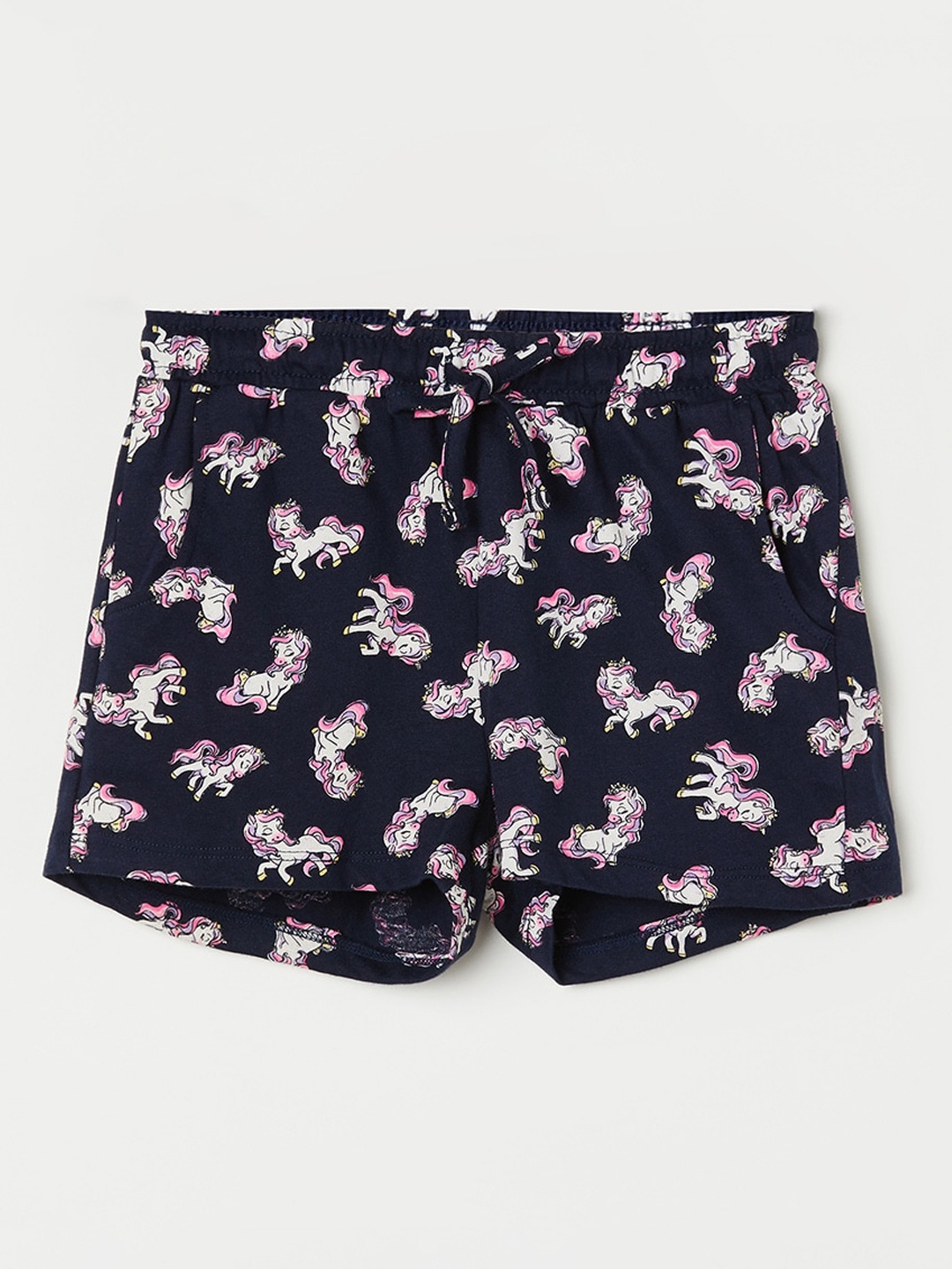 

Fame Forever by Lifestyle Girls Floral Printed Shorts, Blue