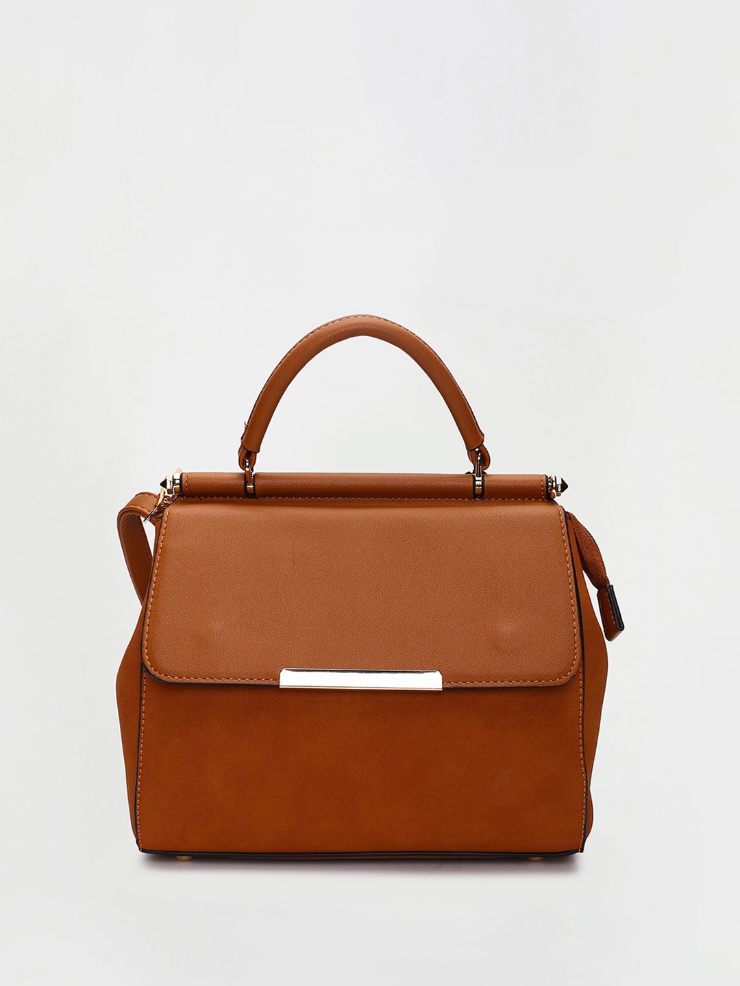 

CODE by Lifestyle Oversized Structured Satchel, Tan