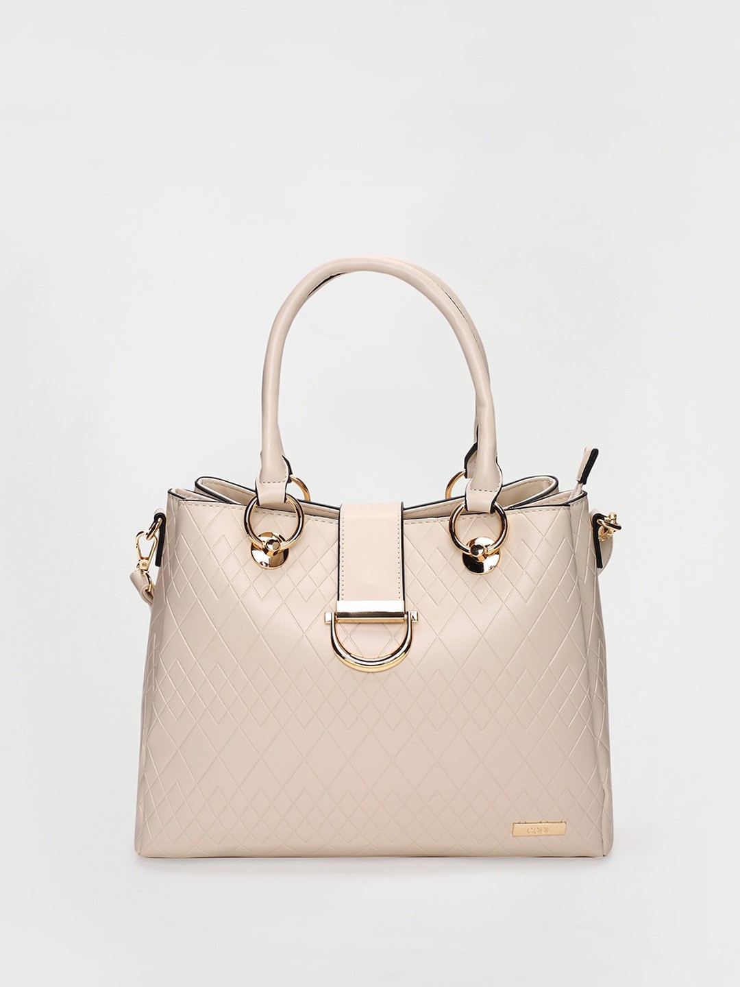 

CODE by Lifestyle Textured Structured Handheld Bag, Off white