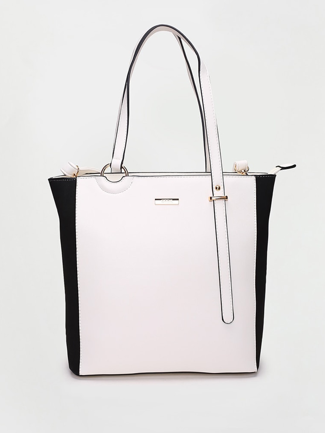 

CODE by Lifestyle Colourblocked Structured Shoulder Bag, White