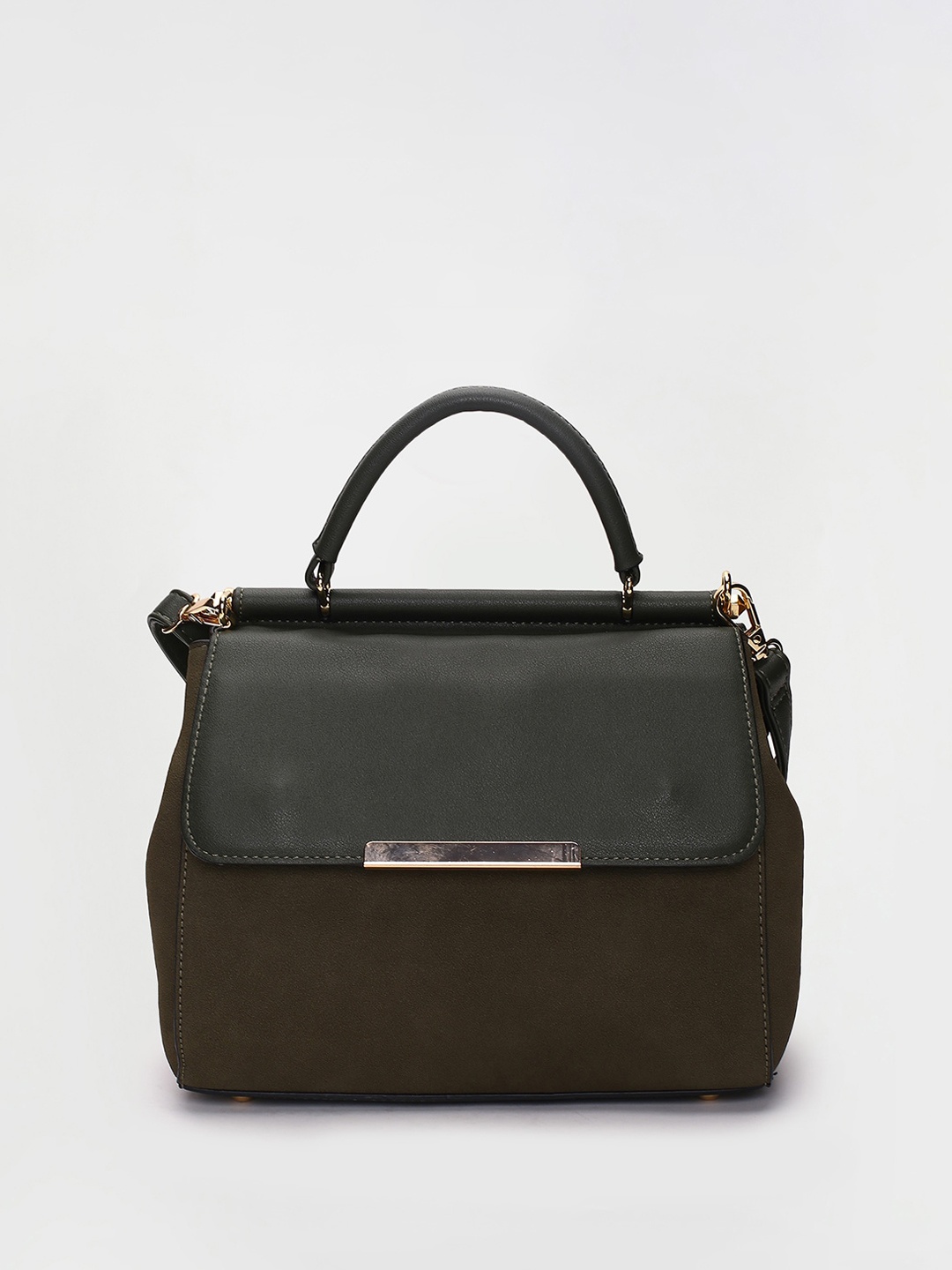 

CODE by Lifestyle Structured Satchel Handbag, Olive