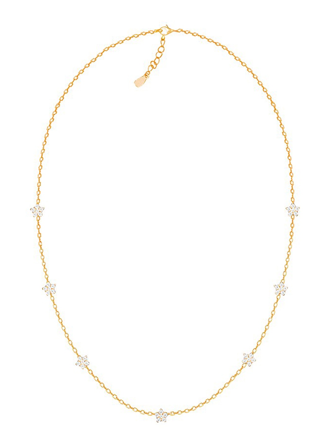 

GIVA 92.5 Sterling Silver Gold-Plated CZ-Studded Jewellery Set