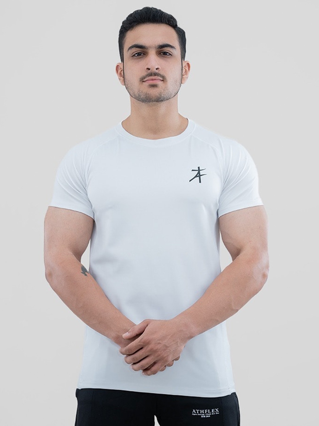 

Athflex Round Neck T-shirt, White