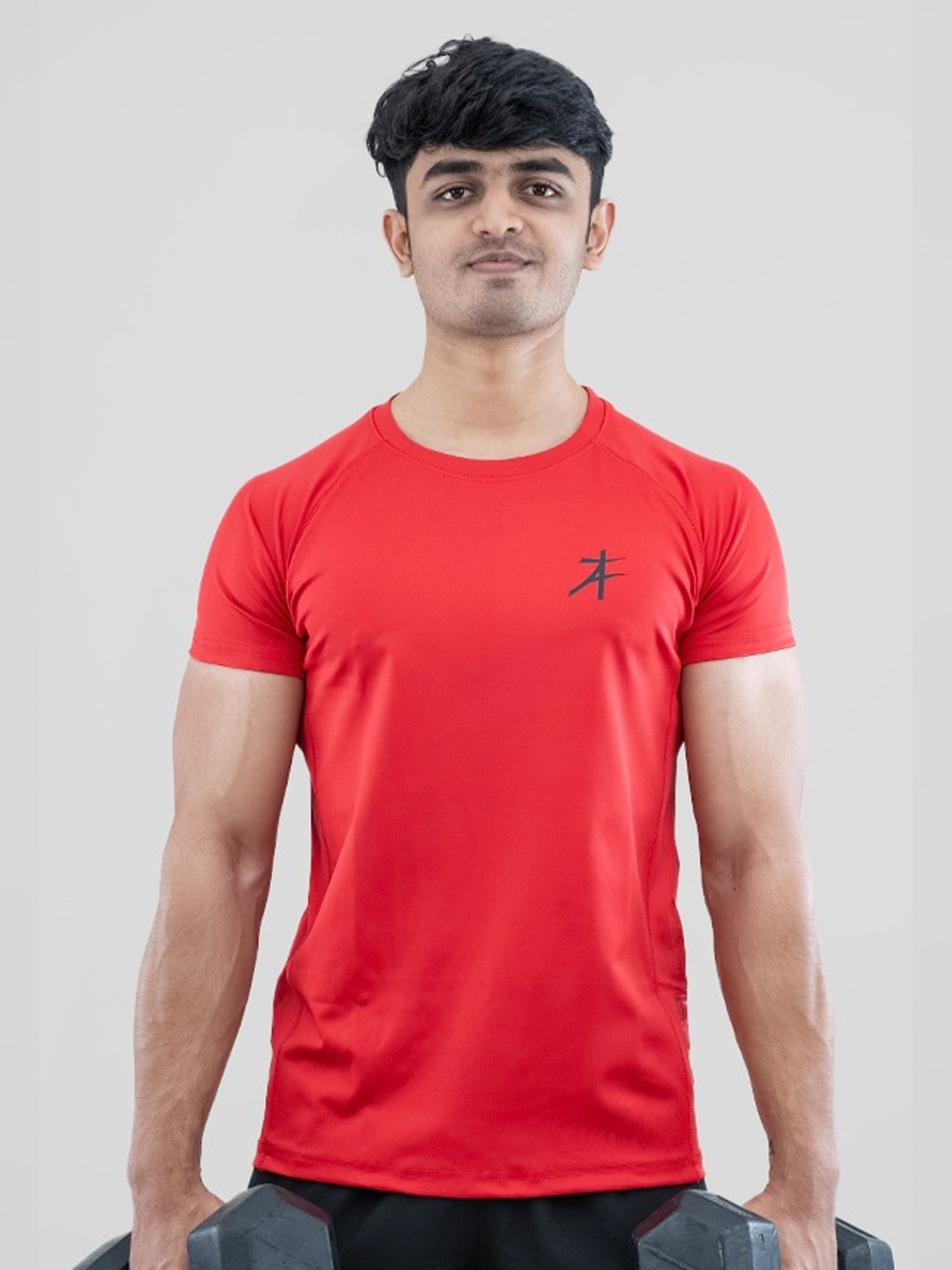 

Athflex Raglan Sleeves Regular Fit T-shirt, Red